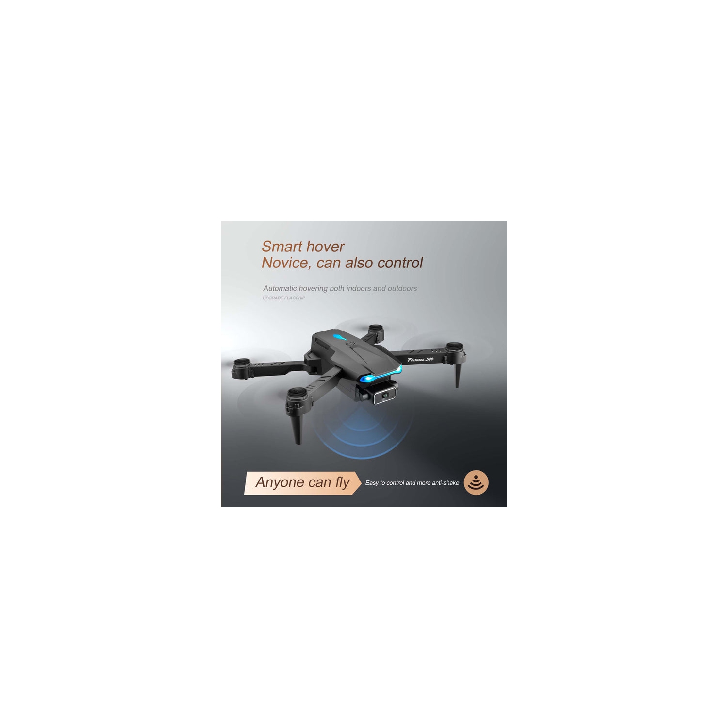 ISPEKTRUM iS89 Drone 4K Caméra Smart Hover 15-Min Flight RC Quadcopter avec Advanced Auto Return, Video Transmission, Gravity Sensor