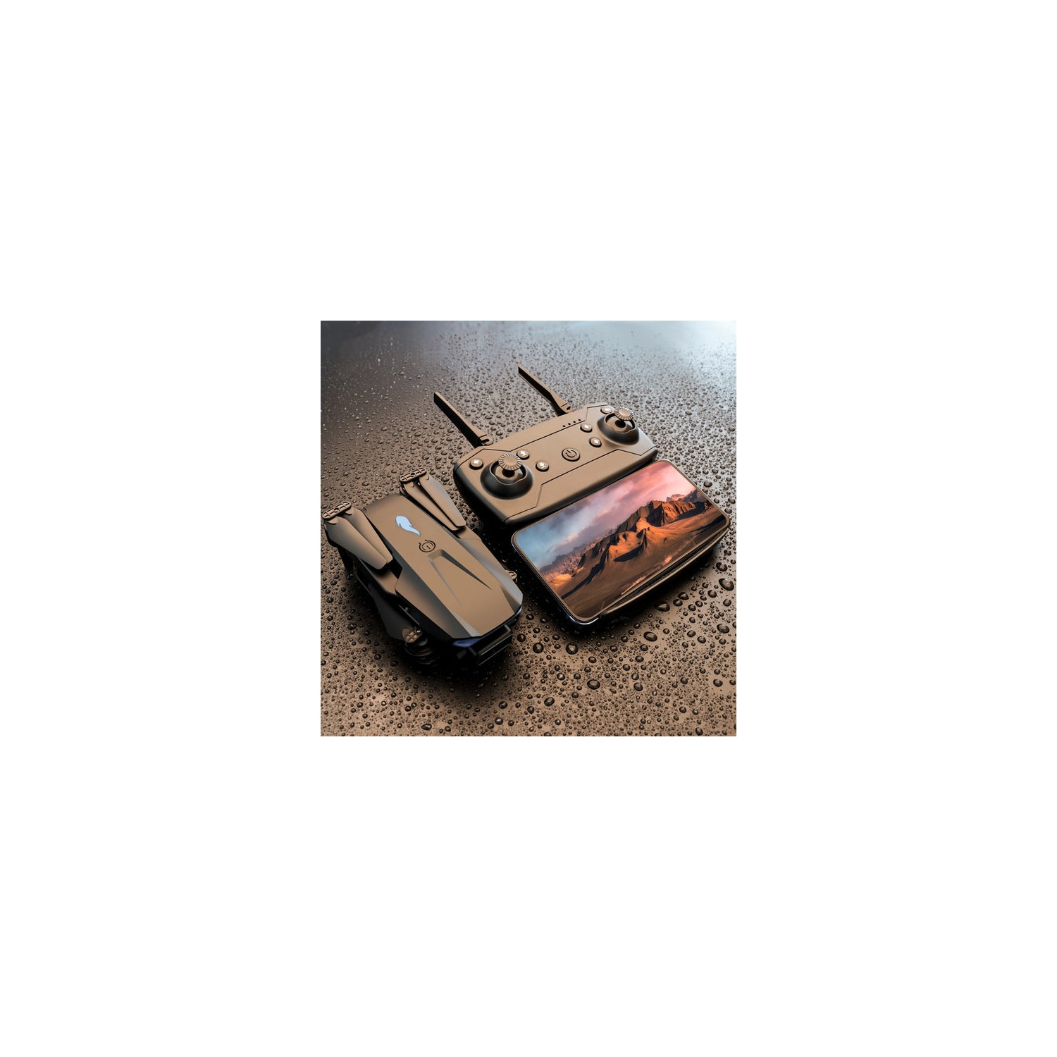 ISPEKTRUM iS89 Drone 4K Caméra Smart Hover 15-Min Flight RC Quadcopter avec Advanced Auto Return, Video Transmission, Gravity Sensor