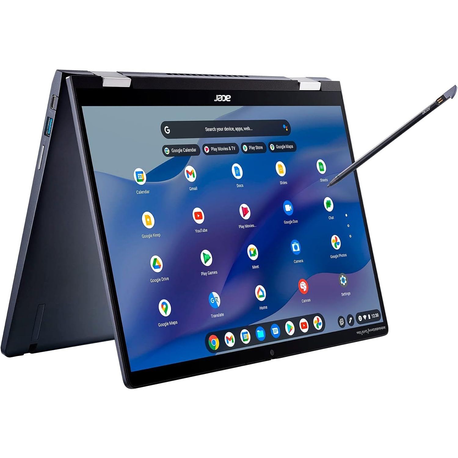 Acer 14" Touch Spin Chromebook (Intel i5-1235U/8Gb RAM/256Gb SSD/Google Chrome) - Refurbished (Excellent) w/ 1 Year Warranty