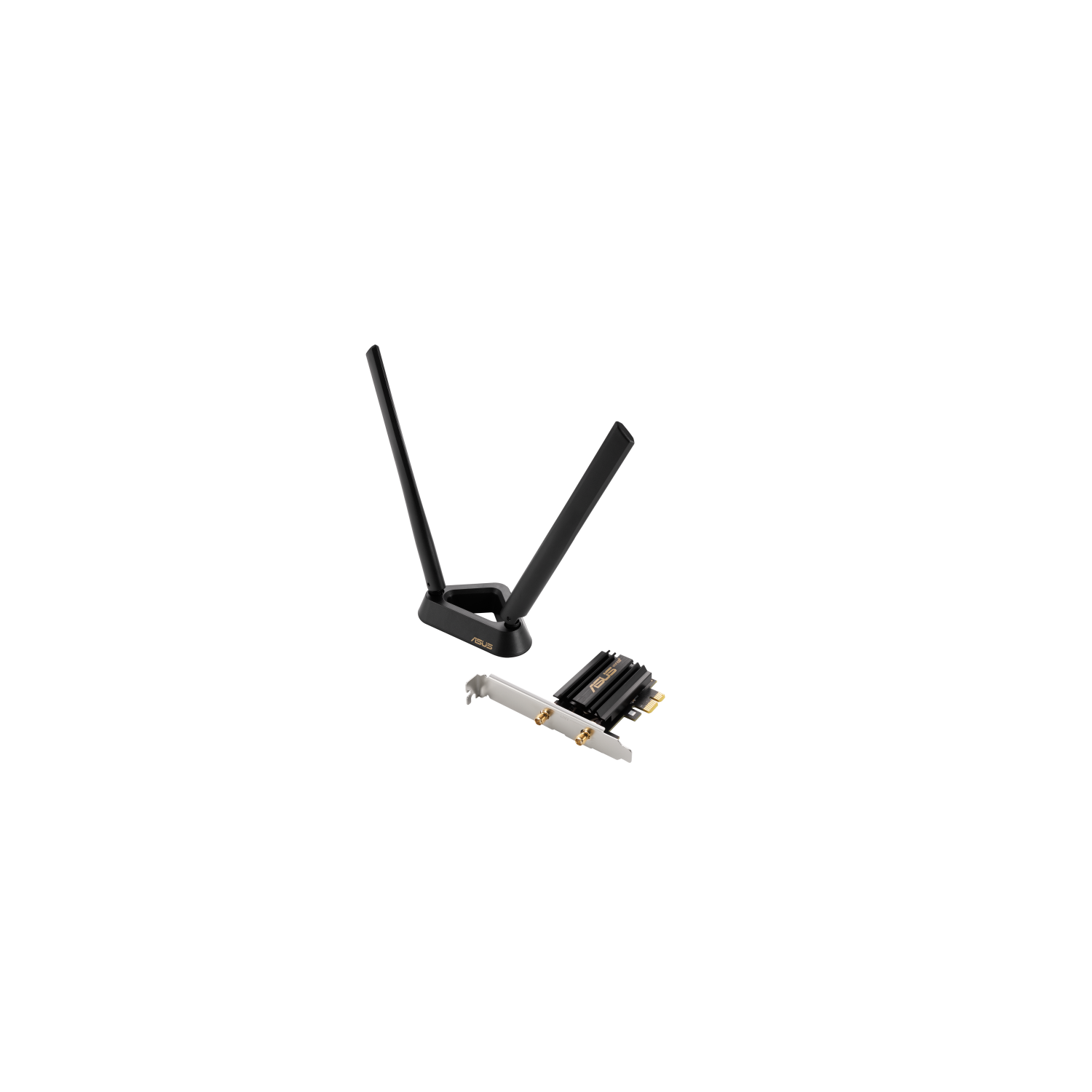 ASUS PCE-AXE58BT AXE5400 Wi-Fi 6E PCIe Adapter – Bluetooth 5.2, Tri-Band, Low Profile Bracket Included