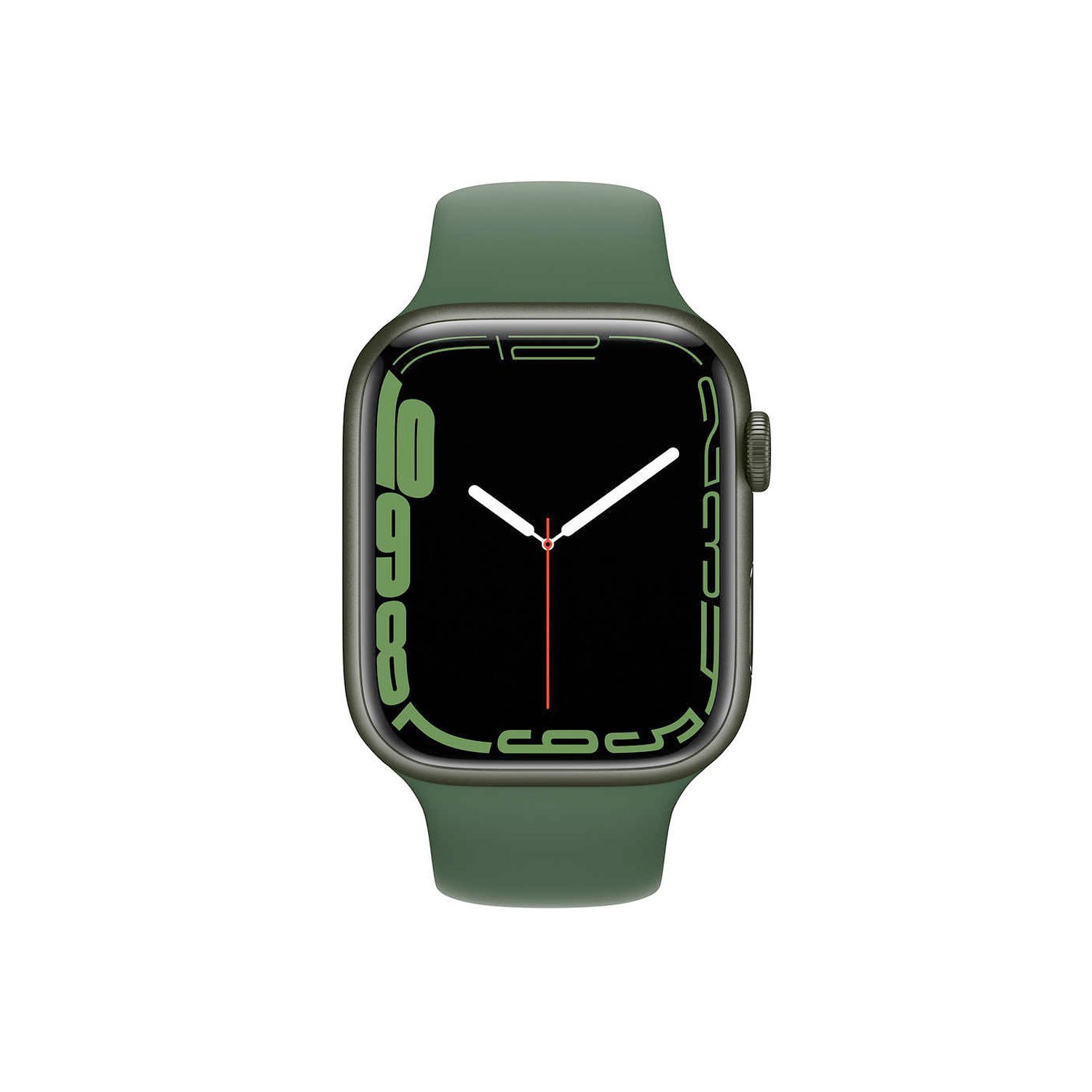 Apple Watch Series 7 / 45mm / Green Aluminum Case with Green Sport Band / GPS - Brand New