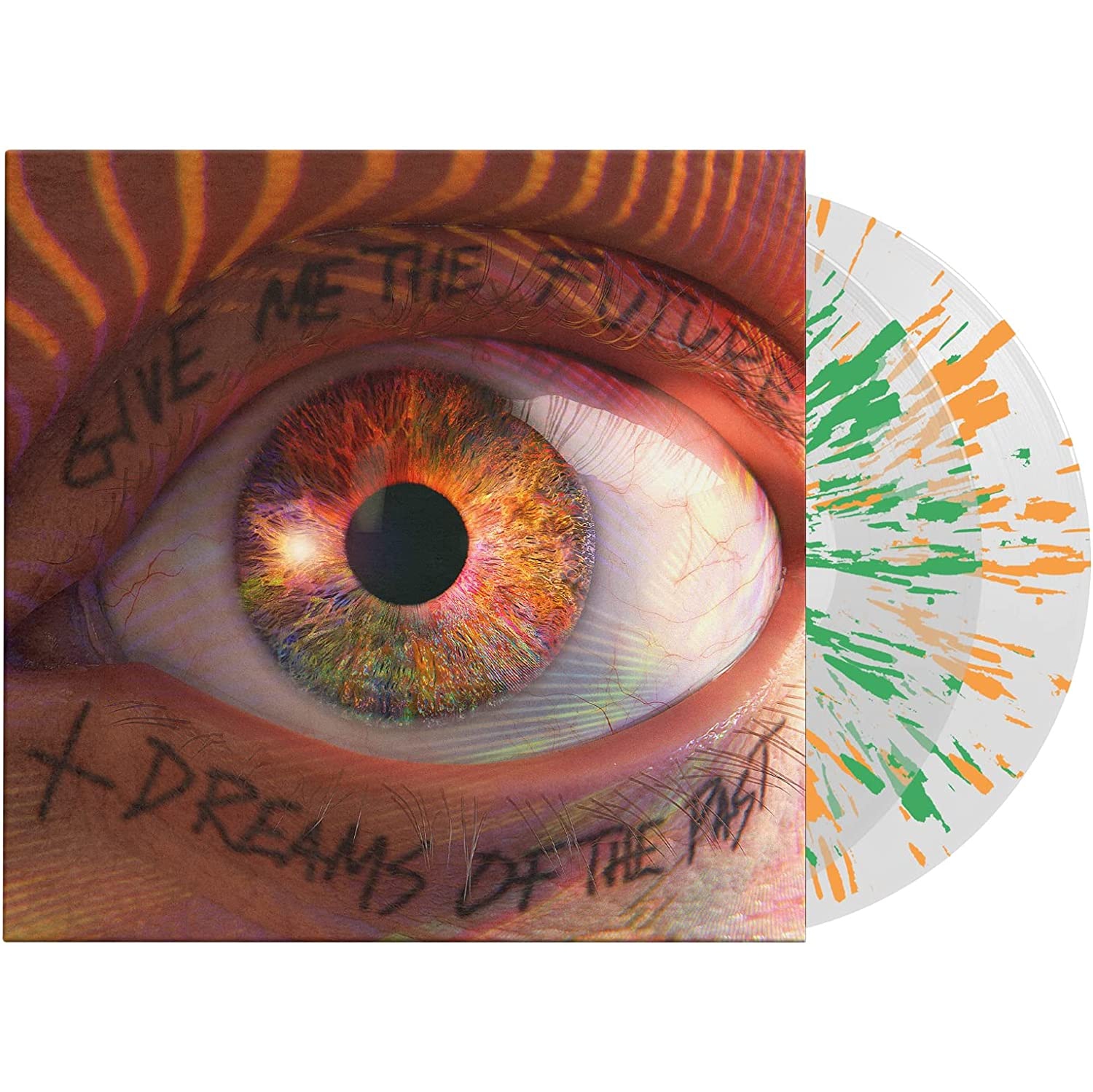 Give Me The Future & Dreams Of The Past - Limited Clear with Orange & Green Splatter Colored Vinyl