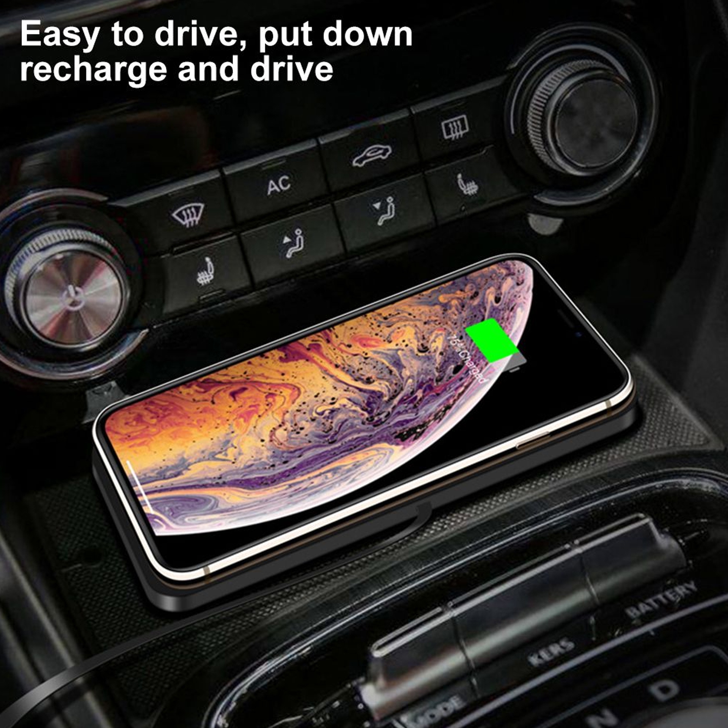 Wireless Charger, 15W Wireless Car Charger Charging pad Fast Wireless Phone Charger Cell Phone Wireless Charger pad Android