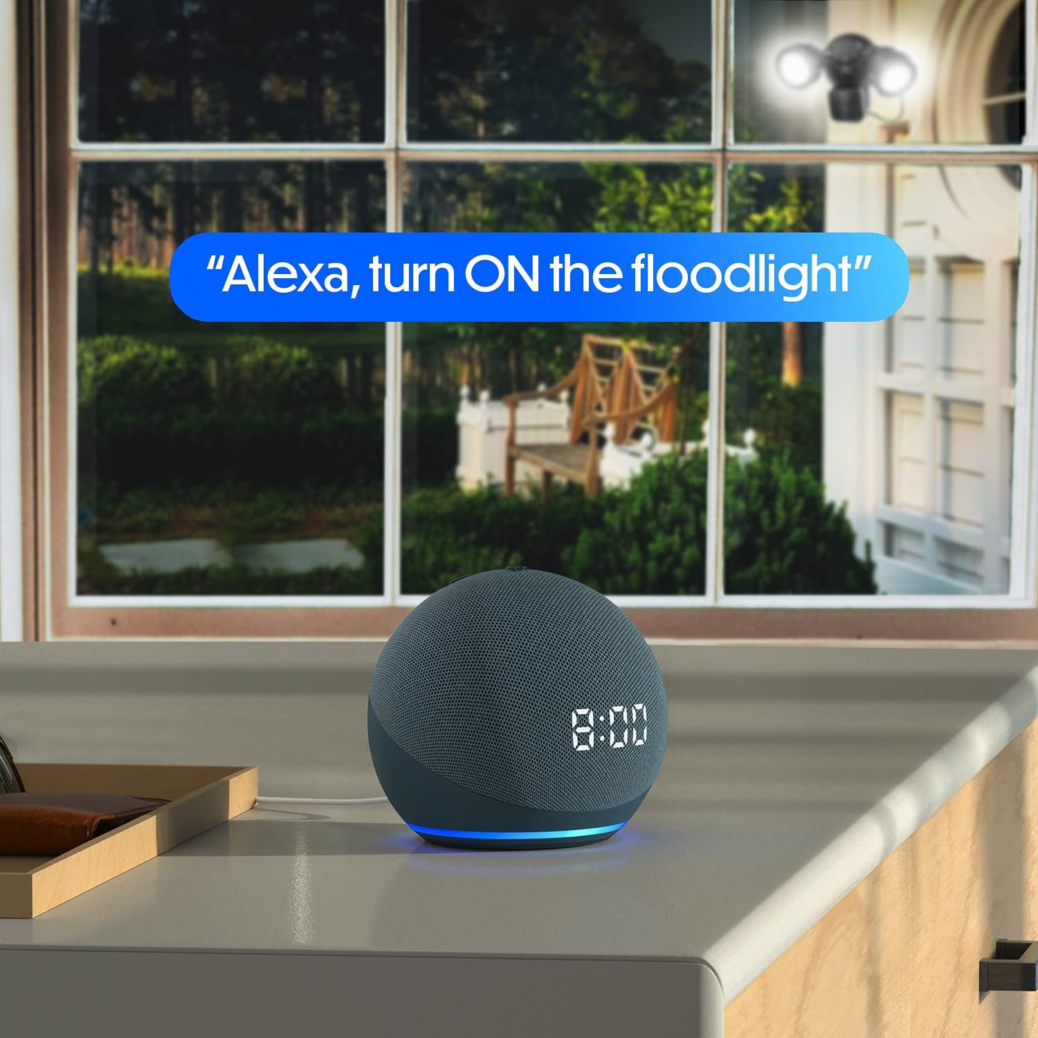 Wasserstein Floodlight, Charger and Mount for Blink Outdoor/XT2 Camera, 2000 lumens - with Motion Sensor and Timer Control