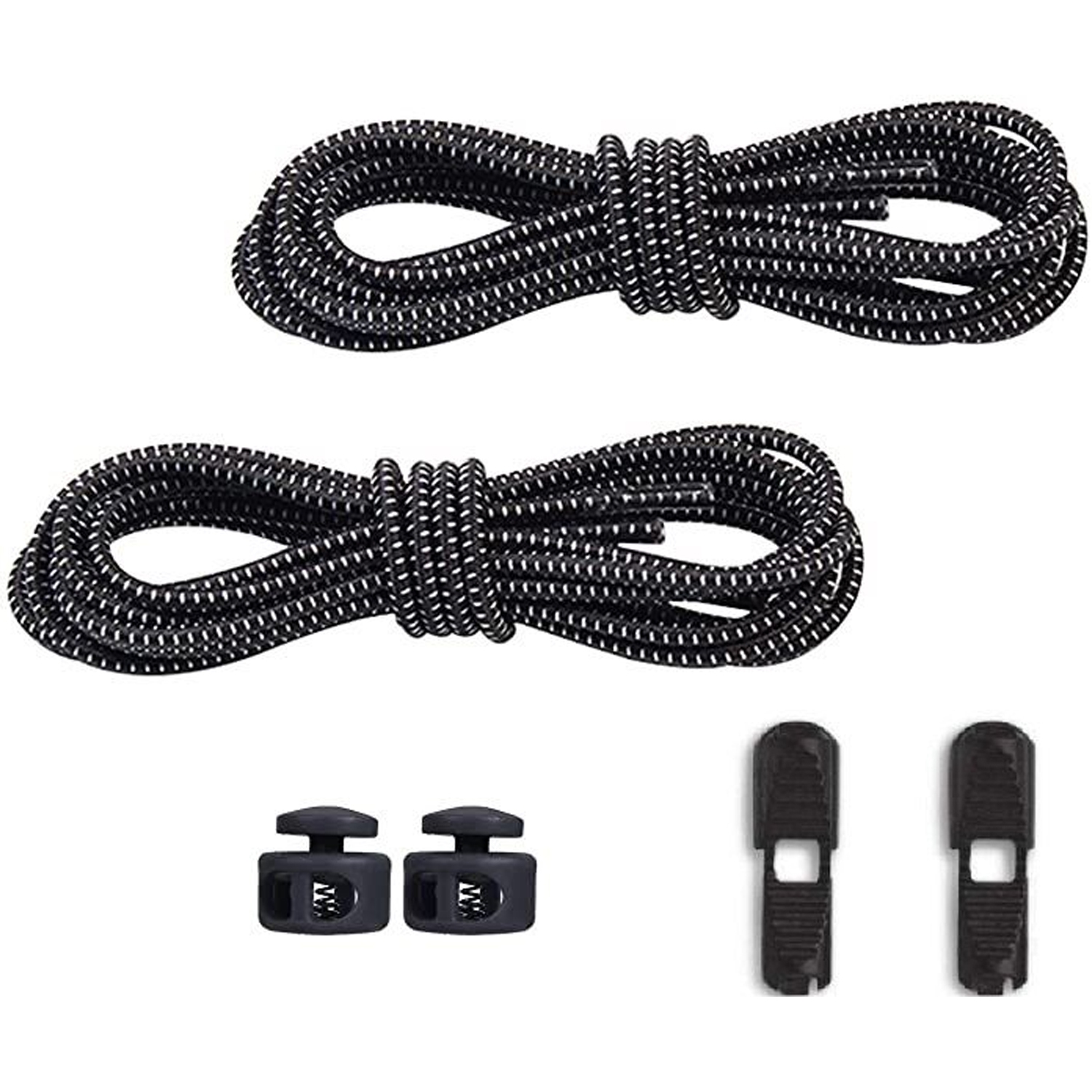 Lacets élastiques sans nœud avec fermeture rapide