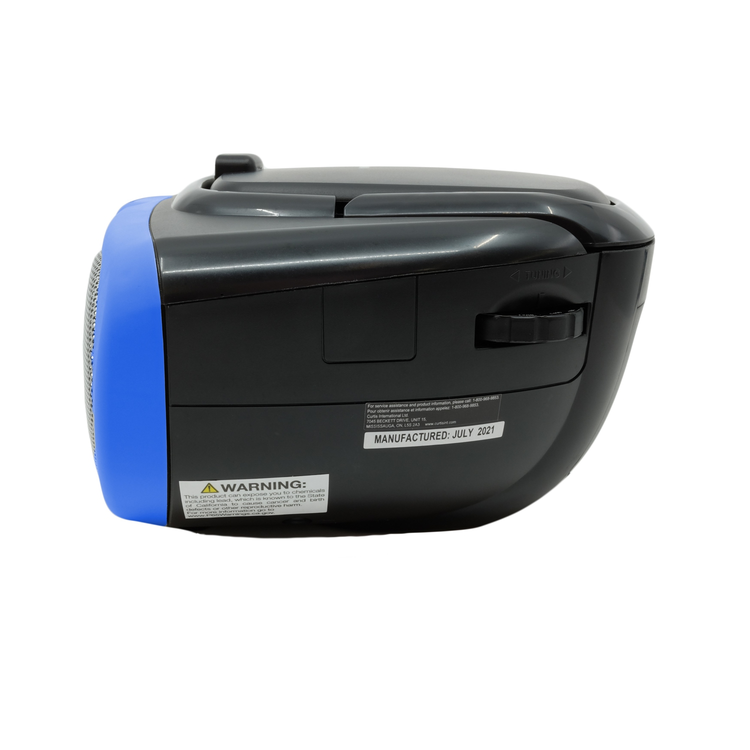 Proscan Portable CD Player with AM/FM Radio - Blue
