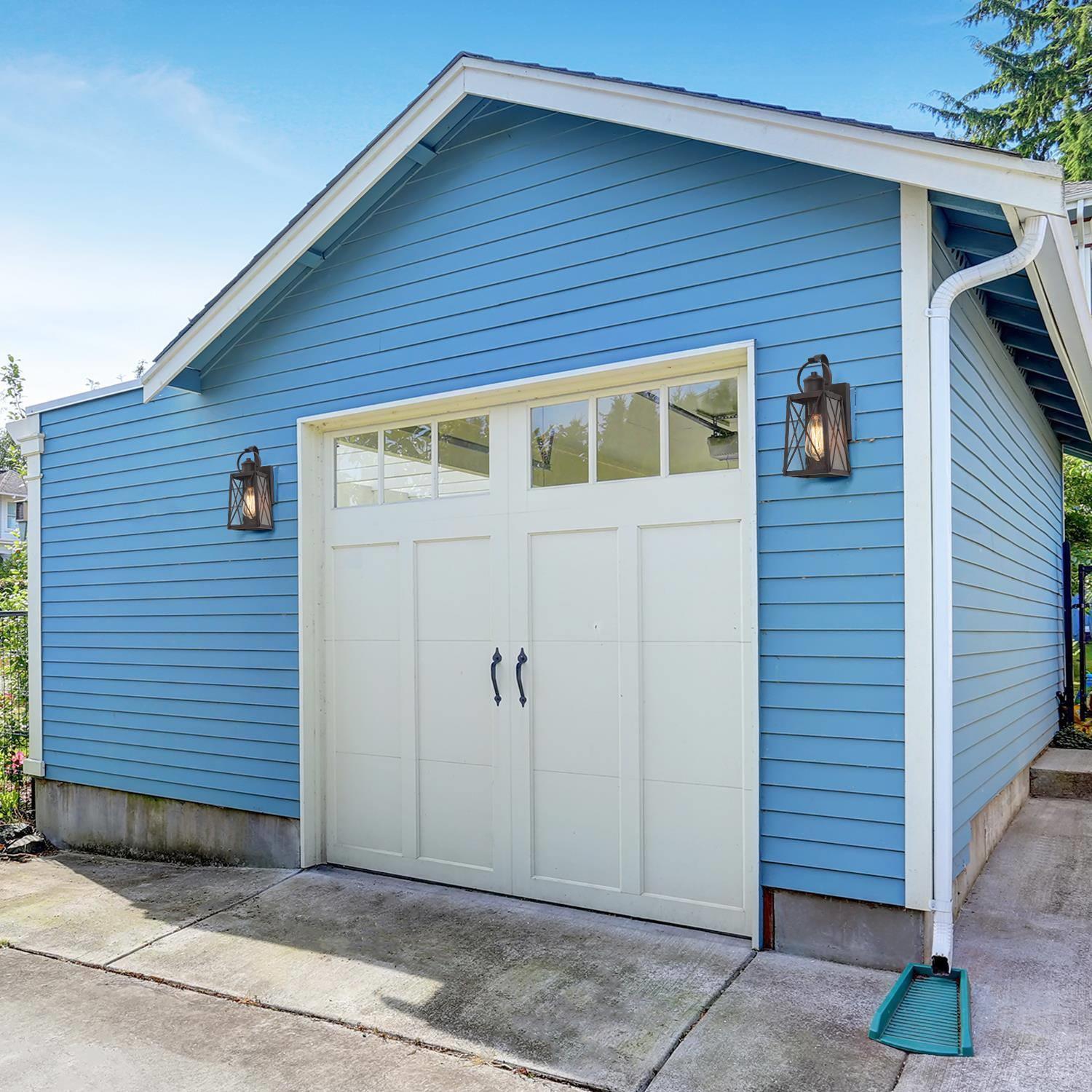 Modern Rustic 1-Light Retro Outdoor Wall Light