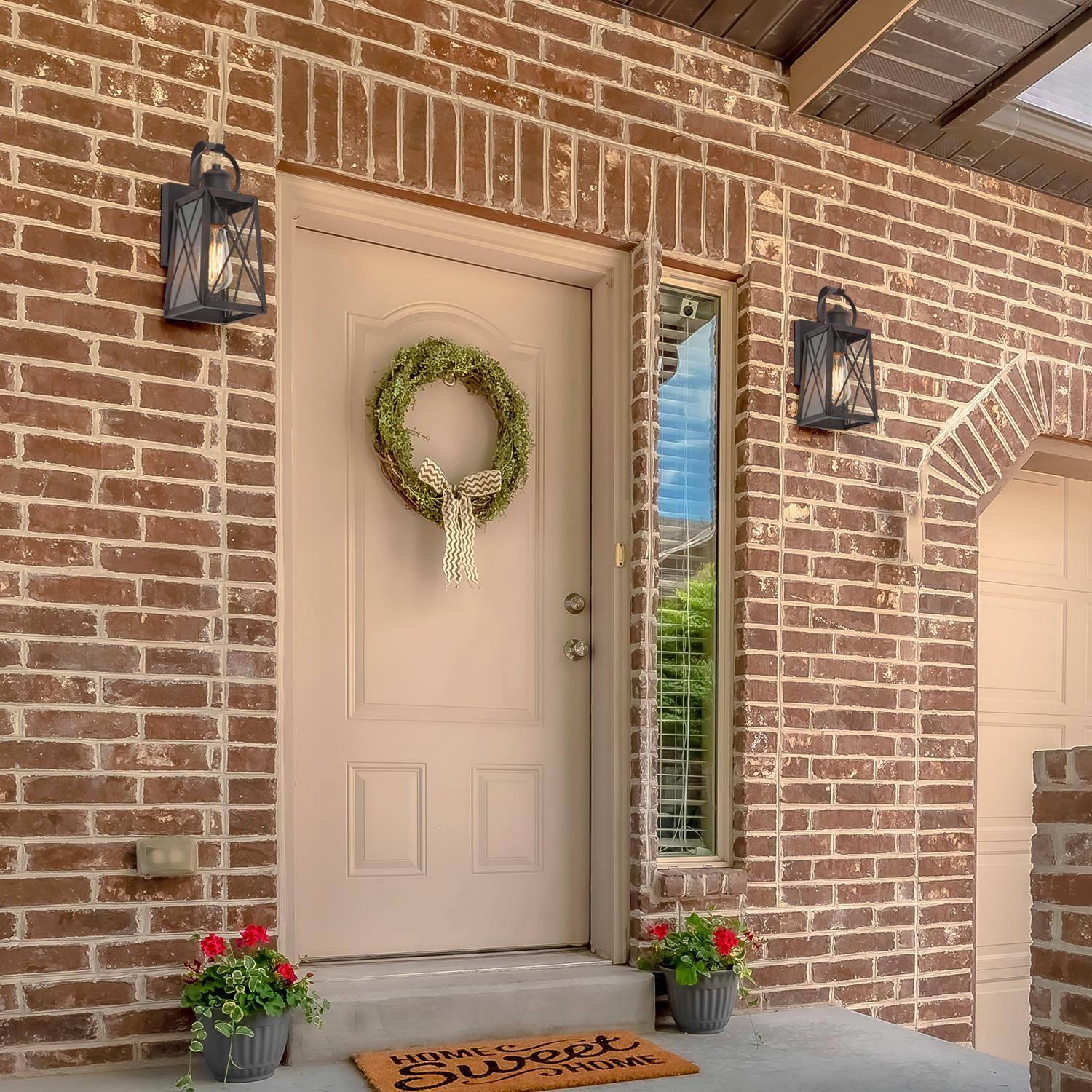 Modern Rustic 1-Light Retro Outdoor Wall Light