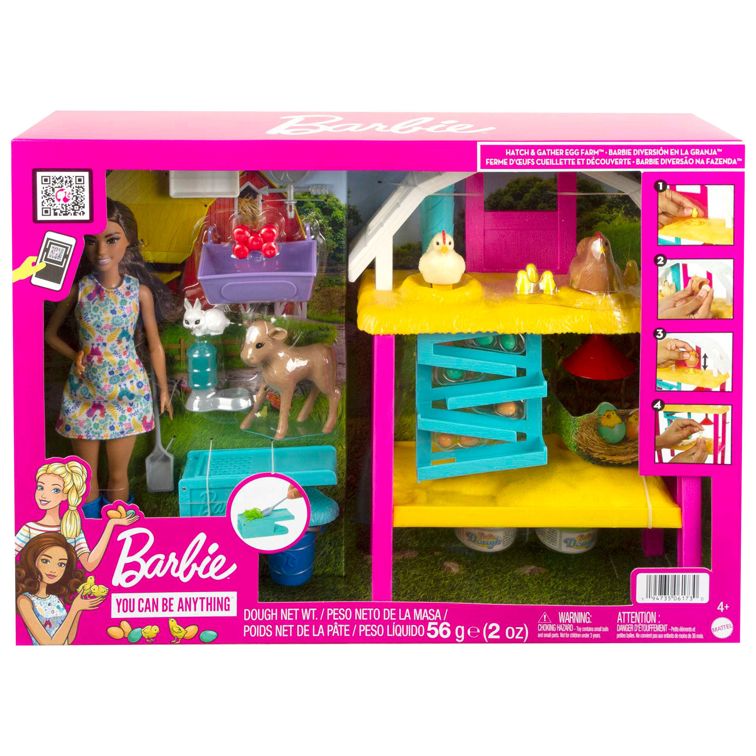 Mattel Barbie Hatch Gather Egg Farm Doll Playset Best Buy Canada