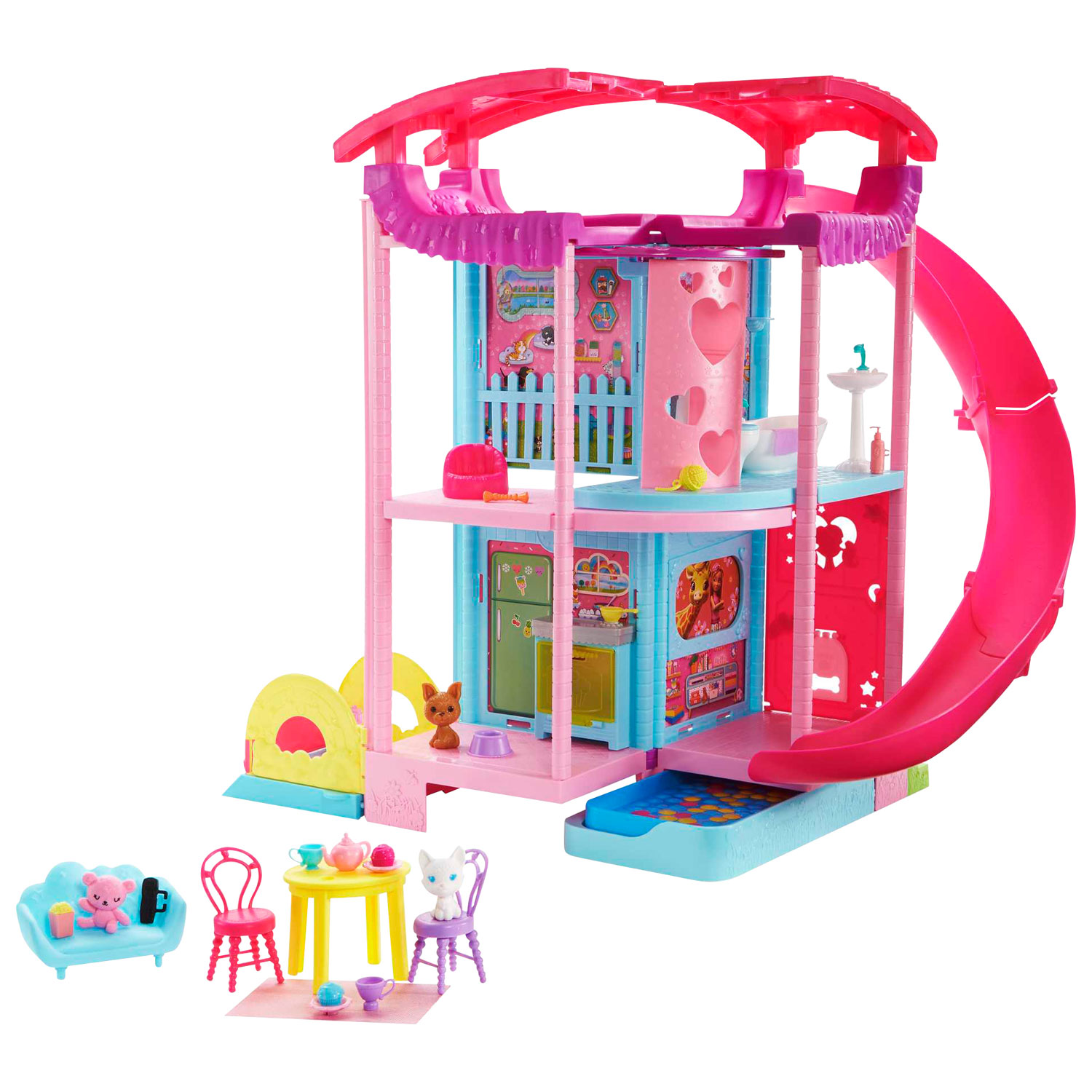 Mattel Barbie Chelsea Doll Playhouse Set