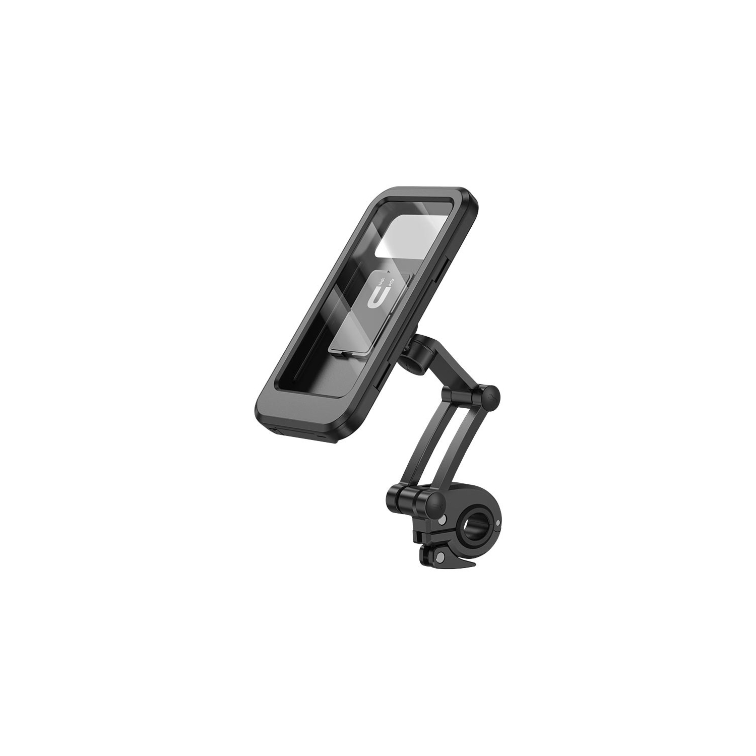 Universal Waterproof Cell Phone Holder Mount for Bicycle Bike / Motorcycle / Stroller, 360 Rotatable Hands Free Adjustable Handlebar