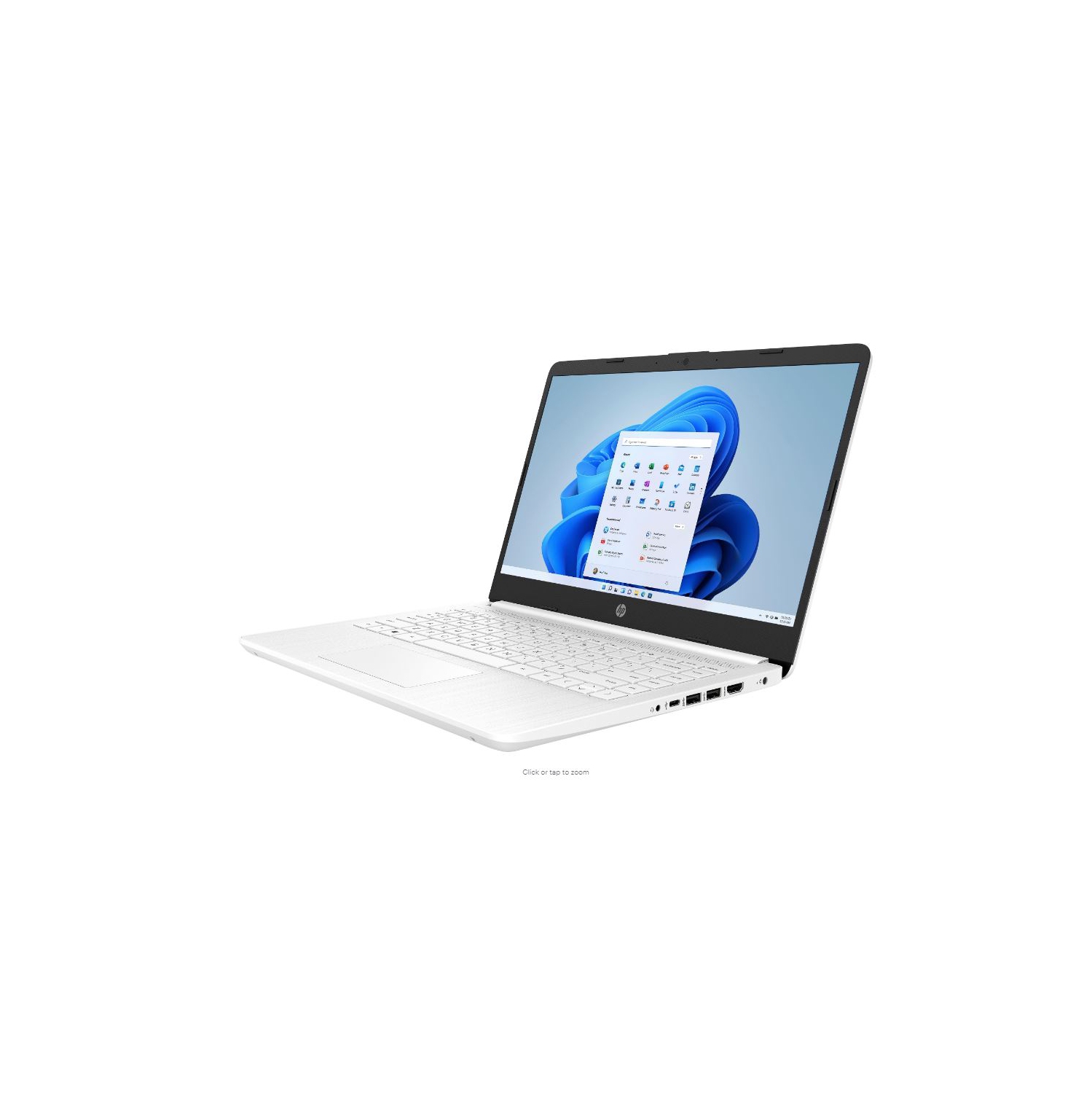 HP Stream 14" HD 1366 x768 Intel N4120 64GB 4GB Window 11 Office 365 White
