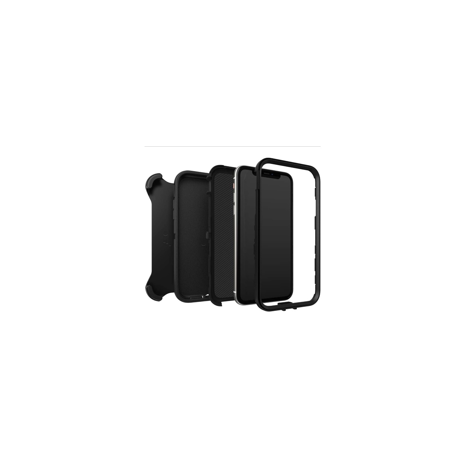 TopSave Coque de protection complète du corps avec armure hybride à trois couches résistante aux chocs et résistante aux chocs avec clip de ceinture