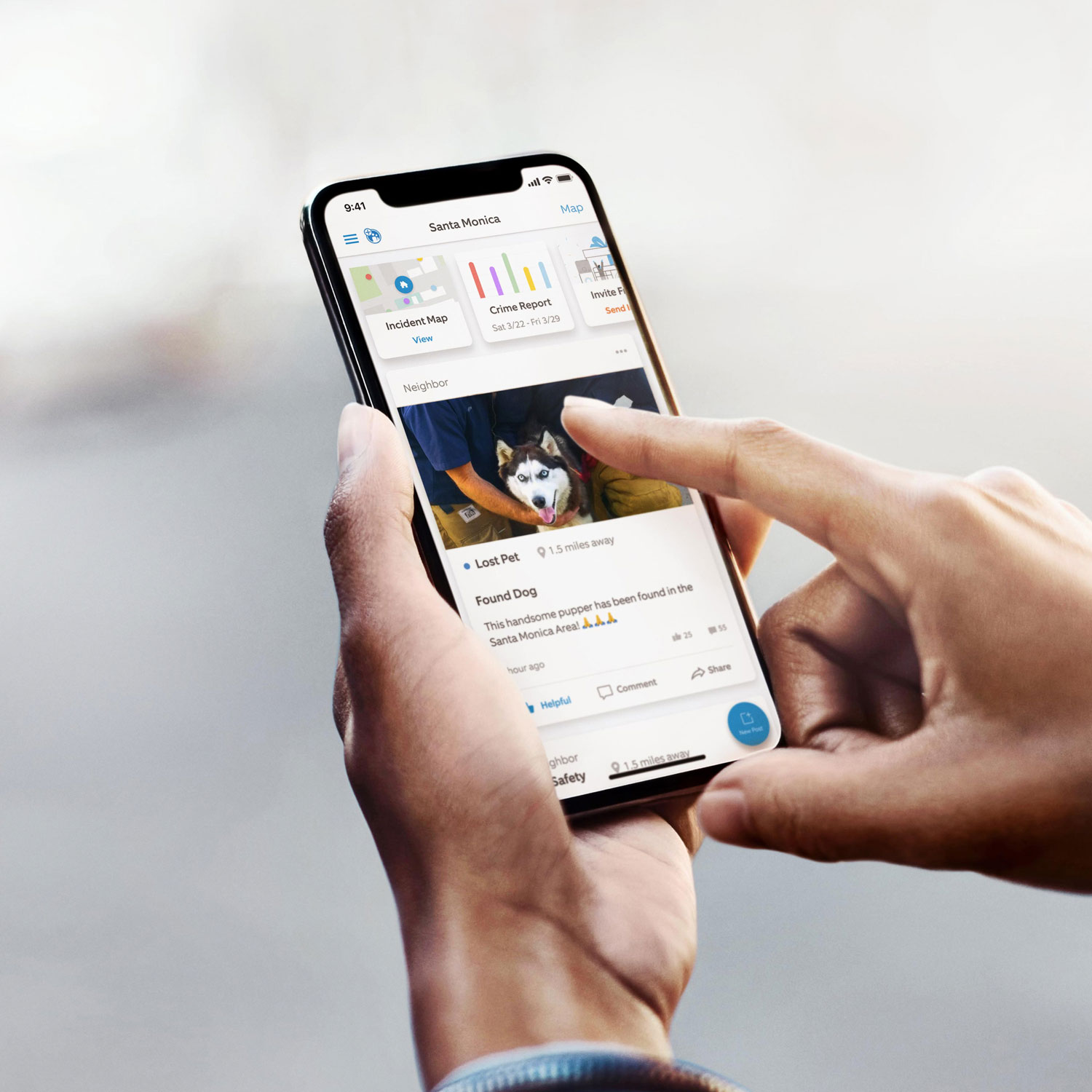 Caméra IP HD 1080p sans fil Spotlight Cam Plus de Ring - Blanc