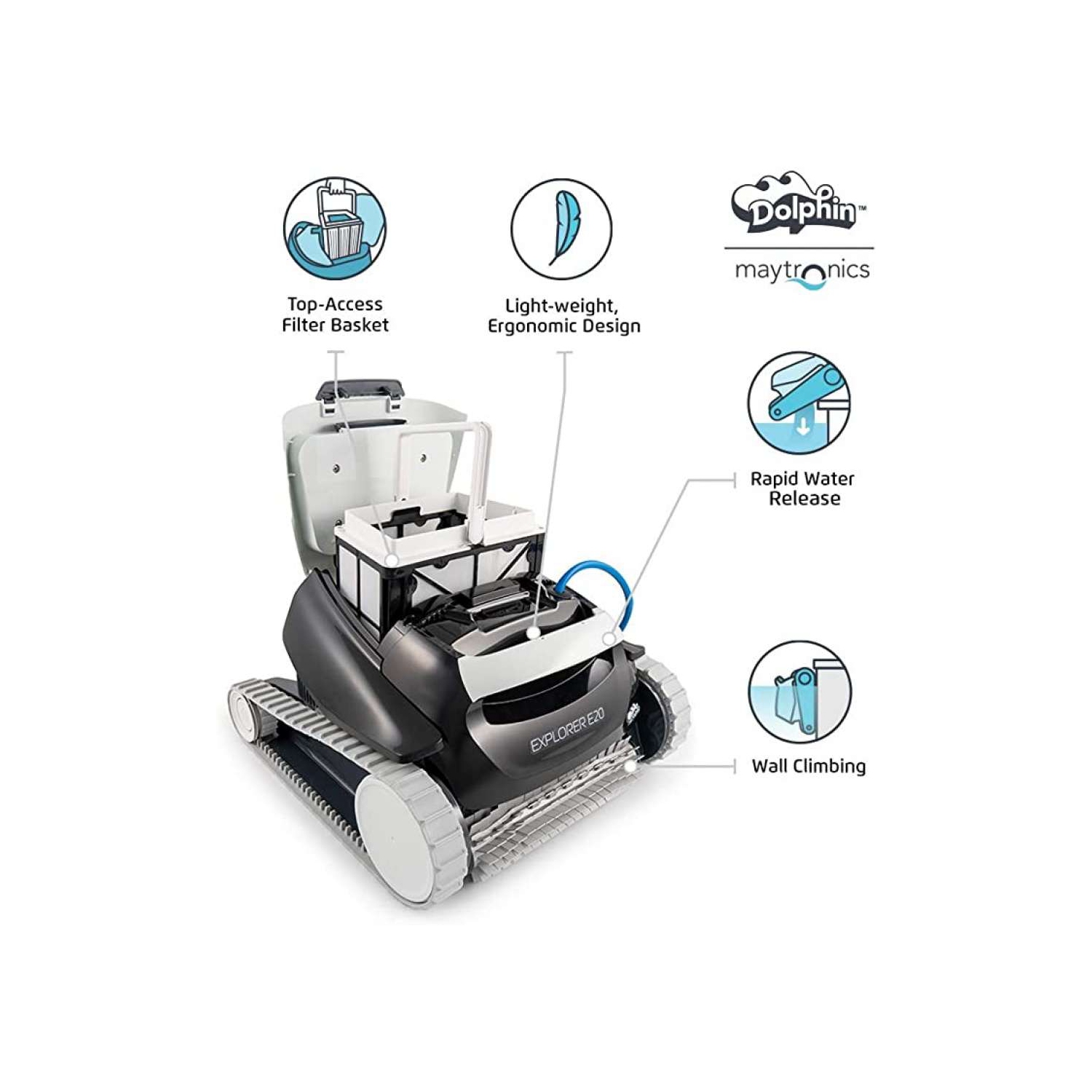 Dolphin Explorer E20 Robotic Pool [Vacuum] Cleaner