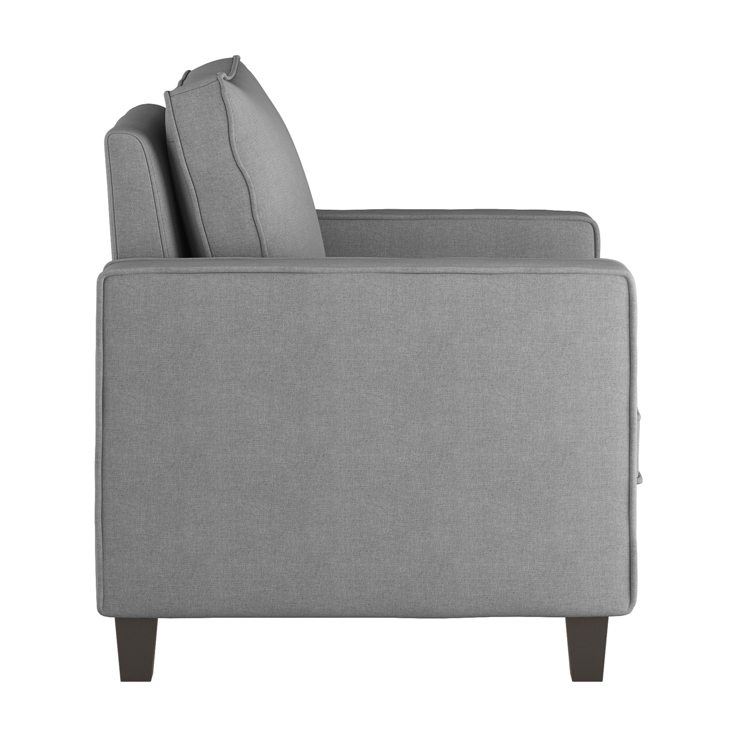 CorLiving Georgia Light Grey Fabric Accent Chair