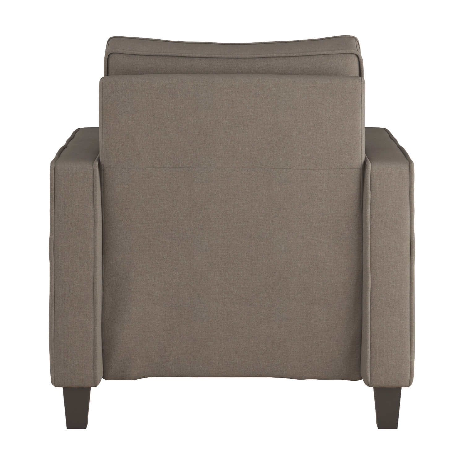 Fauteuil d'appoint en tissu taupe Georgia de CorLiving
