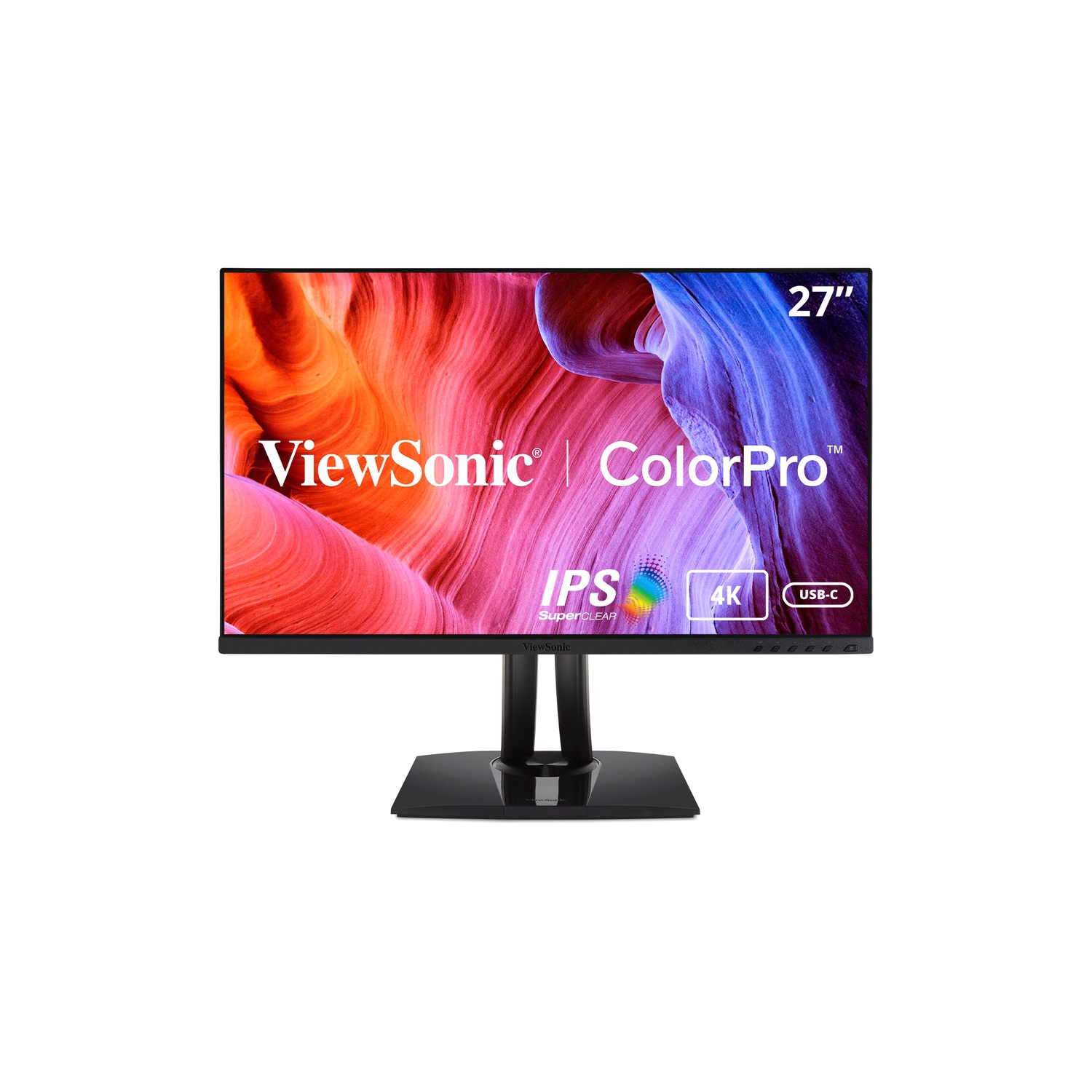 VIEWSONIC 27" 4K UHD 60Hz 5ms GTG IPS LCD Monitor - Black (VP2756-4K)