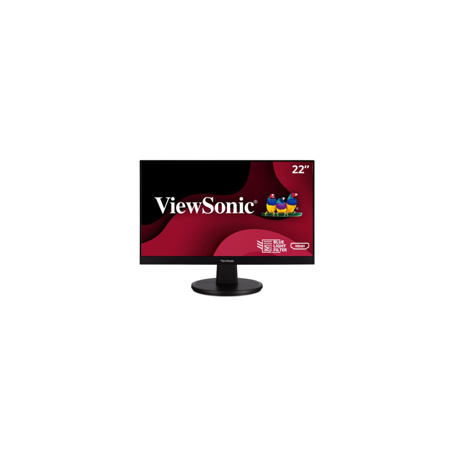 Moniteur jeu FreeSync ACL MVA FHD 75 Hz 22 po DE VIEWSONIC/temps réponse 5 ms gris à gris - Noir