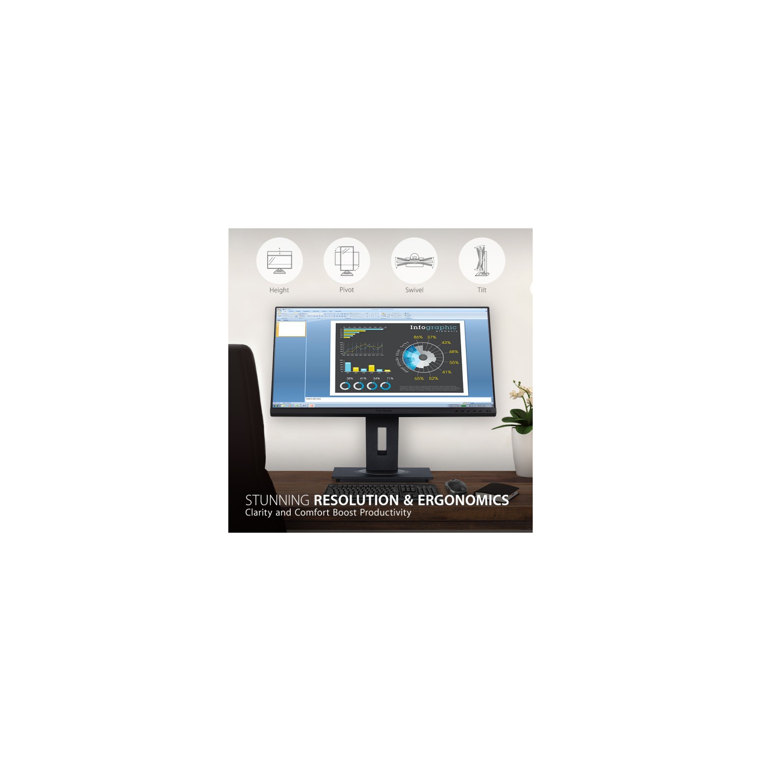 VIEWSONIC 27" Ultrawide FHD 75Hz 5ms GTG IPS LCD Monitor