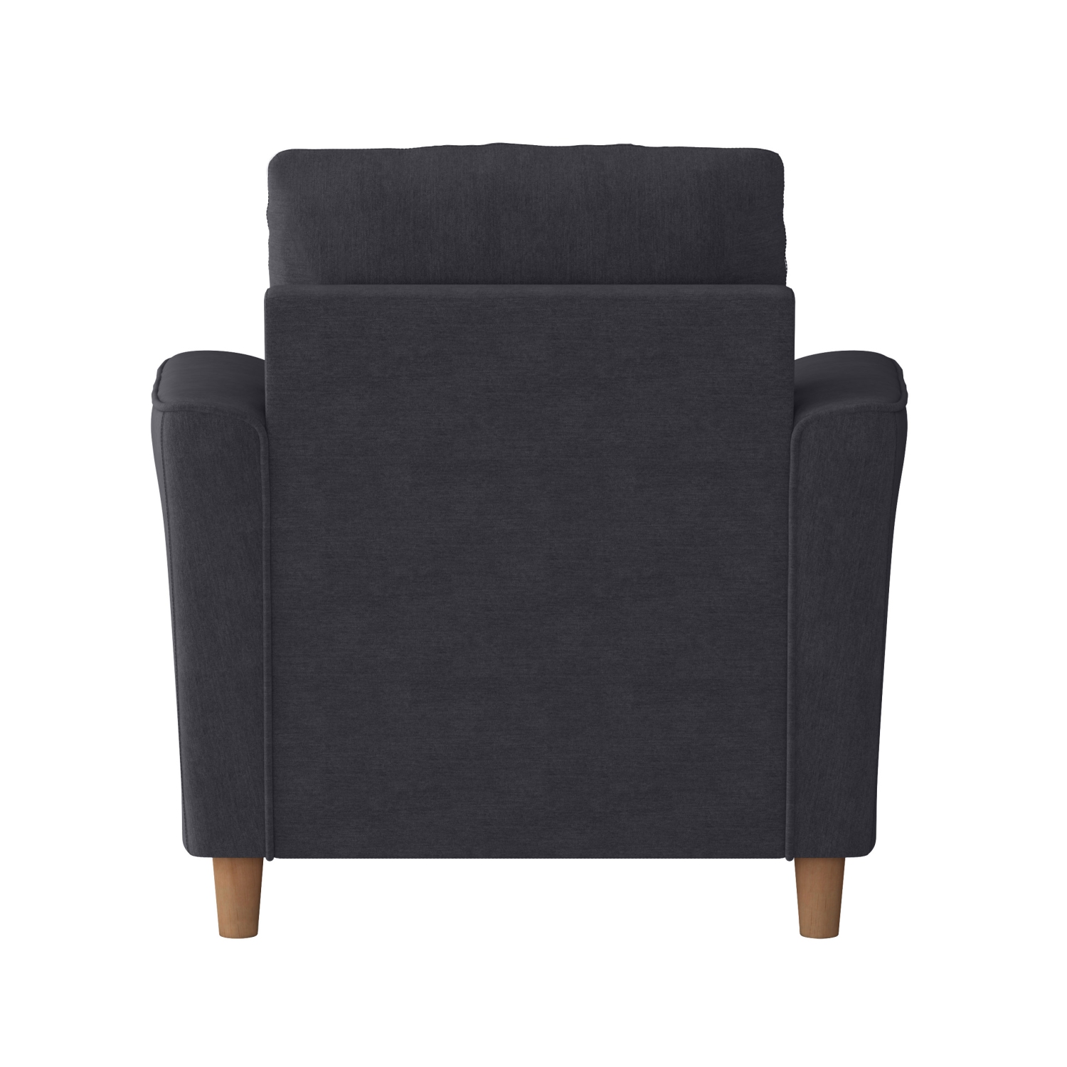 CorLiving LGA-201-C Georgia Dark Grey Upholstered Accent Chair