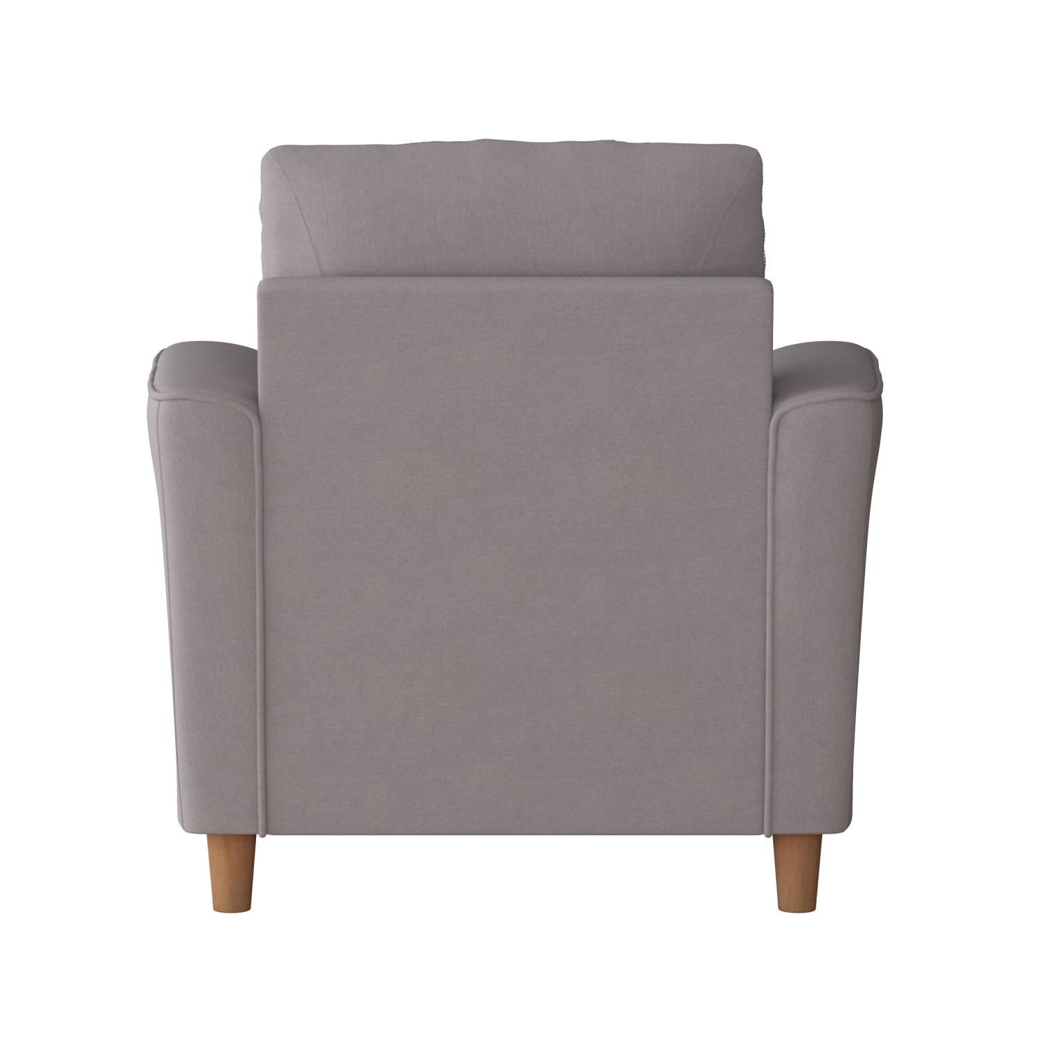 Chaise d'appoint rembourrée gris clair Georgia