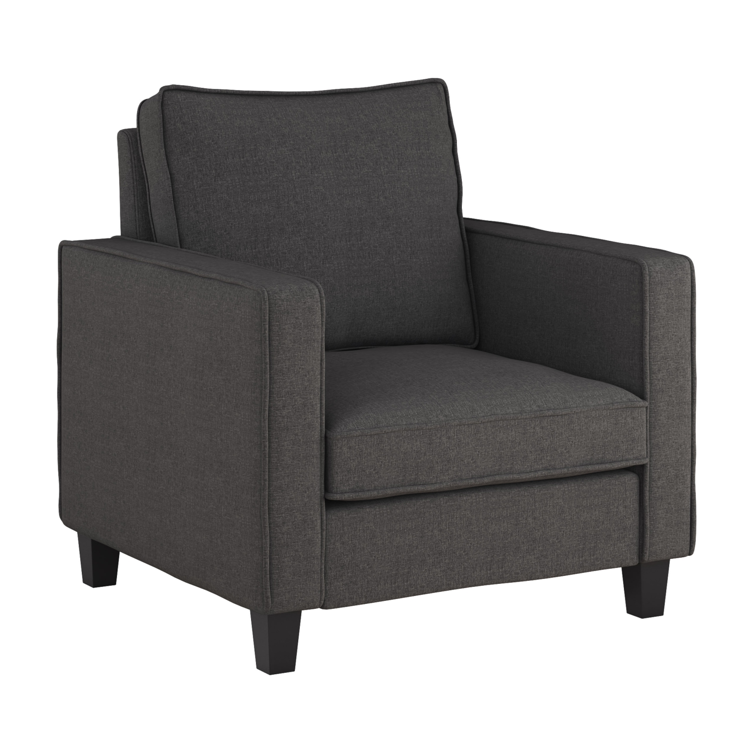 CorLiving Georgia Grey Fabric Accent Chair