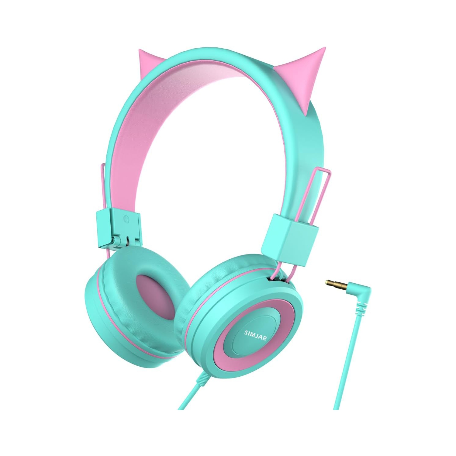 RGB Luminous Cat LED Casque de jeu pour appareils mobiles / console de jeu / PC / ordinateur portable Réduction du bruit et casque filaire avec