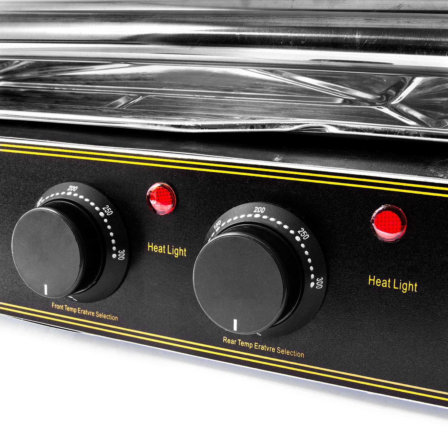 Biltek Hot Dog Grill Roller Commercial 18 Hotdog Maker Warmer Cooker Machine 7-Rollers