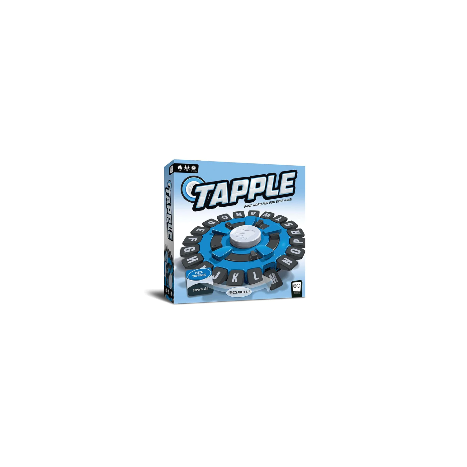 TAPPLE® Word Game | Fast-Paced Family Board Game | Choose a Category & Race Against The Timer to be The Last Player | Learning Game Great for All Ages