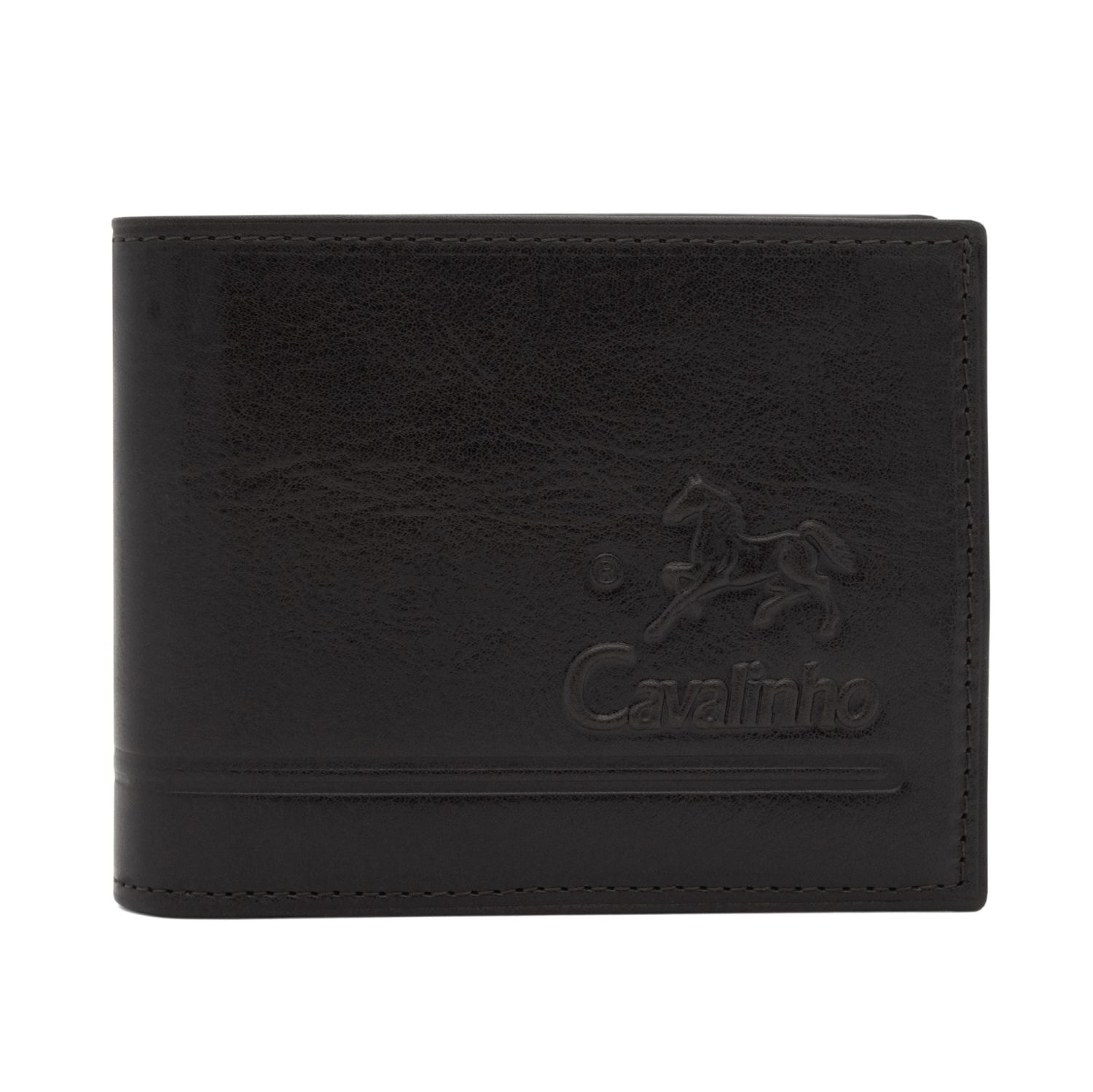 Cavalinho Bifold Leather Wallet - Black - handmade in Portugal & RFID protected