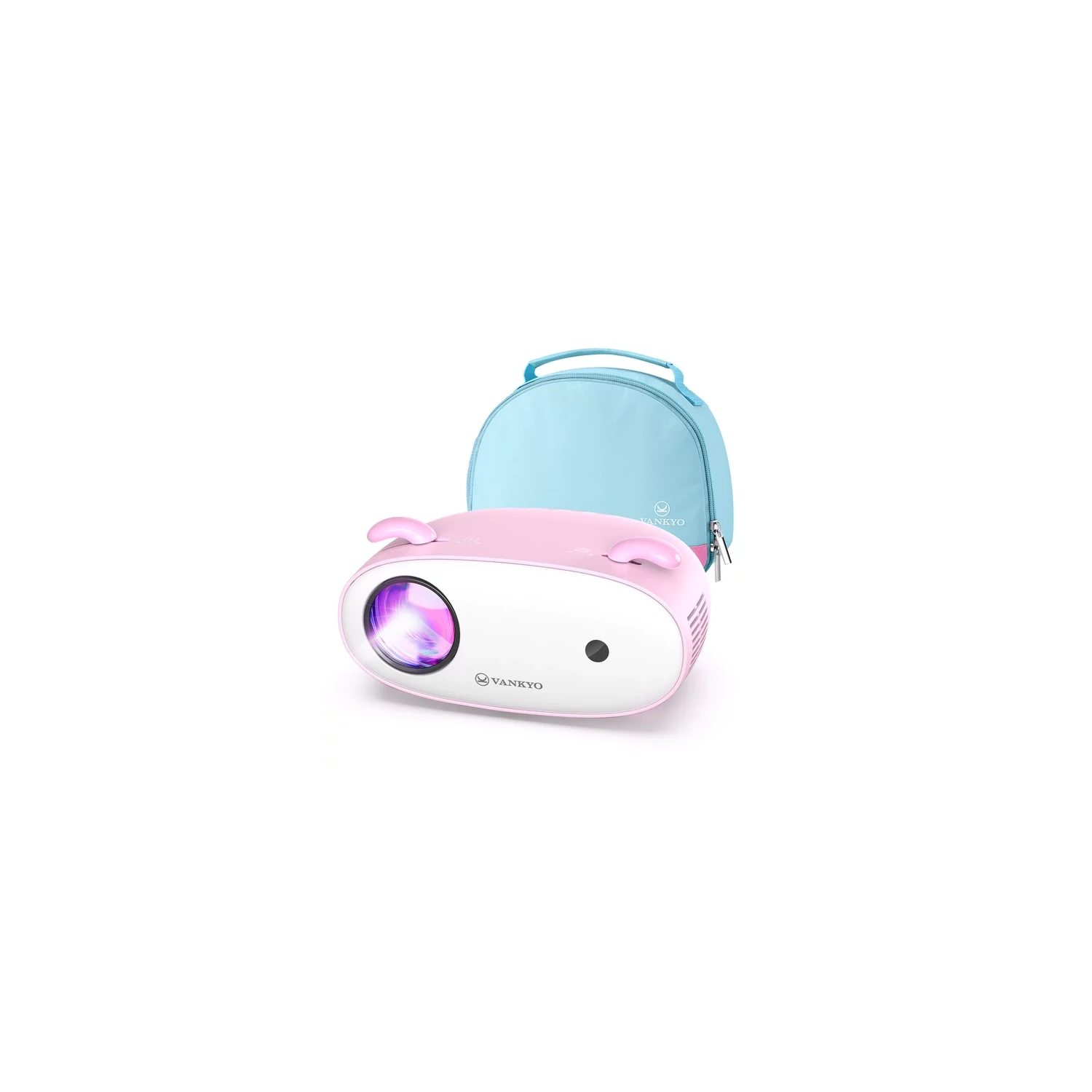 VANKYO Miracle 120 Mini Projector for Kids (1080P Supported)- Pink