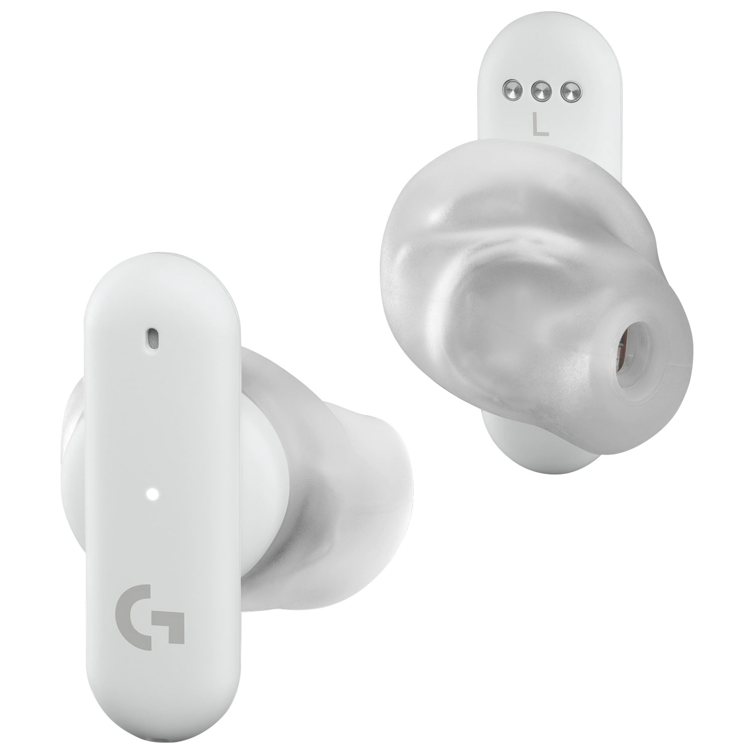Logitech G FITS In-Ear Sound Isolating Truly Wireless Headphones - White