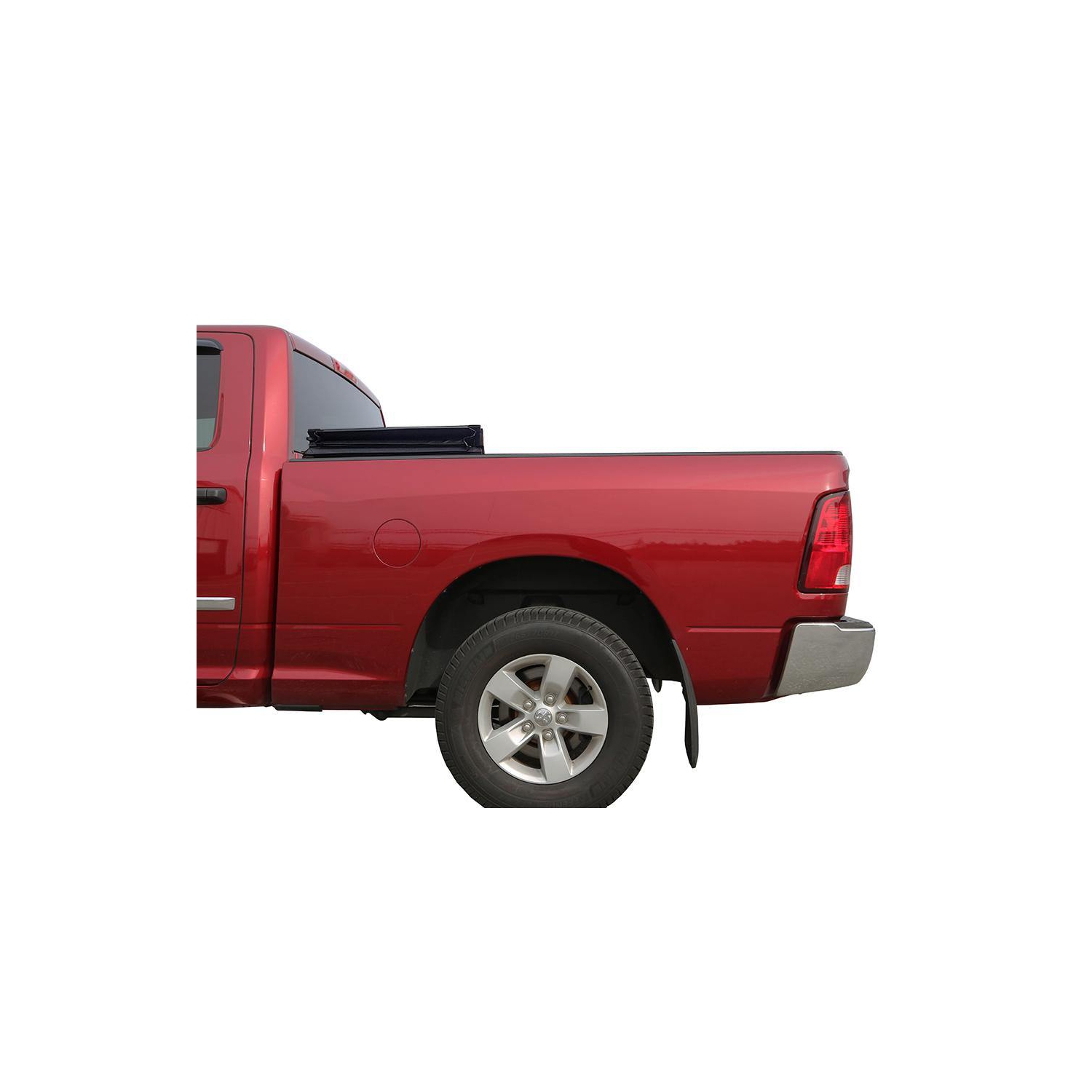 Couvre-caisse souple à trois rabats 2500/3500 6 pi 4 po RAM 1500 et 2003-2022 de la Galaxy Auto 2002-2018 Dodge RAM