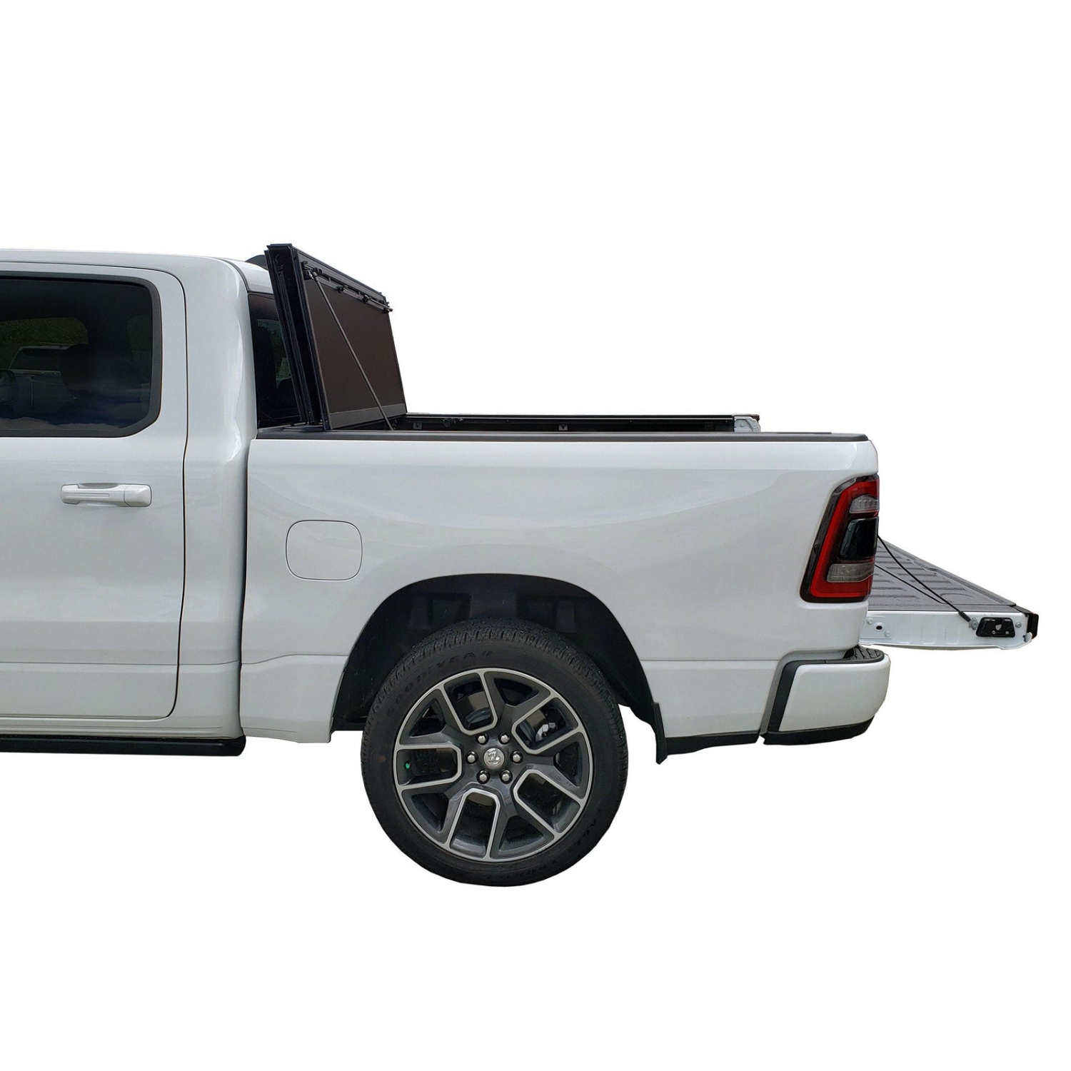 Galaxy Auto 2009-2018 Dodge RAM 1500 et RAM 2010-2022 2500/3500 5 pi 7 po, couvre-caisse rigide à trois rabats