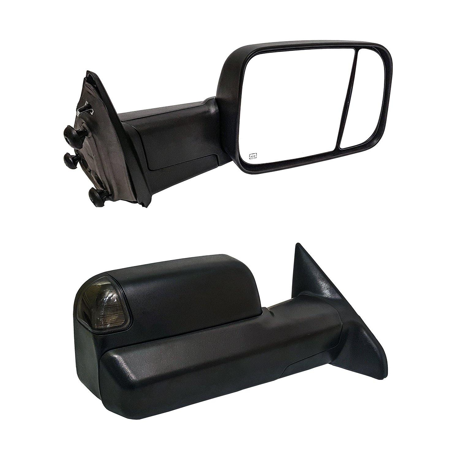 Rétroviseurs de remorquage repliables à la main Dodge RAM New Body Galaxy Auto 2019-2022