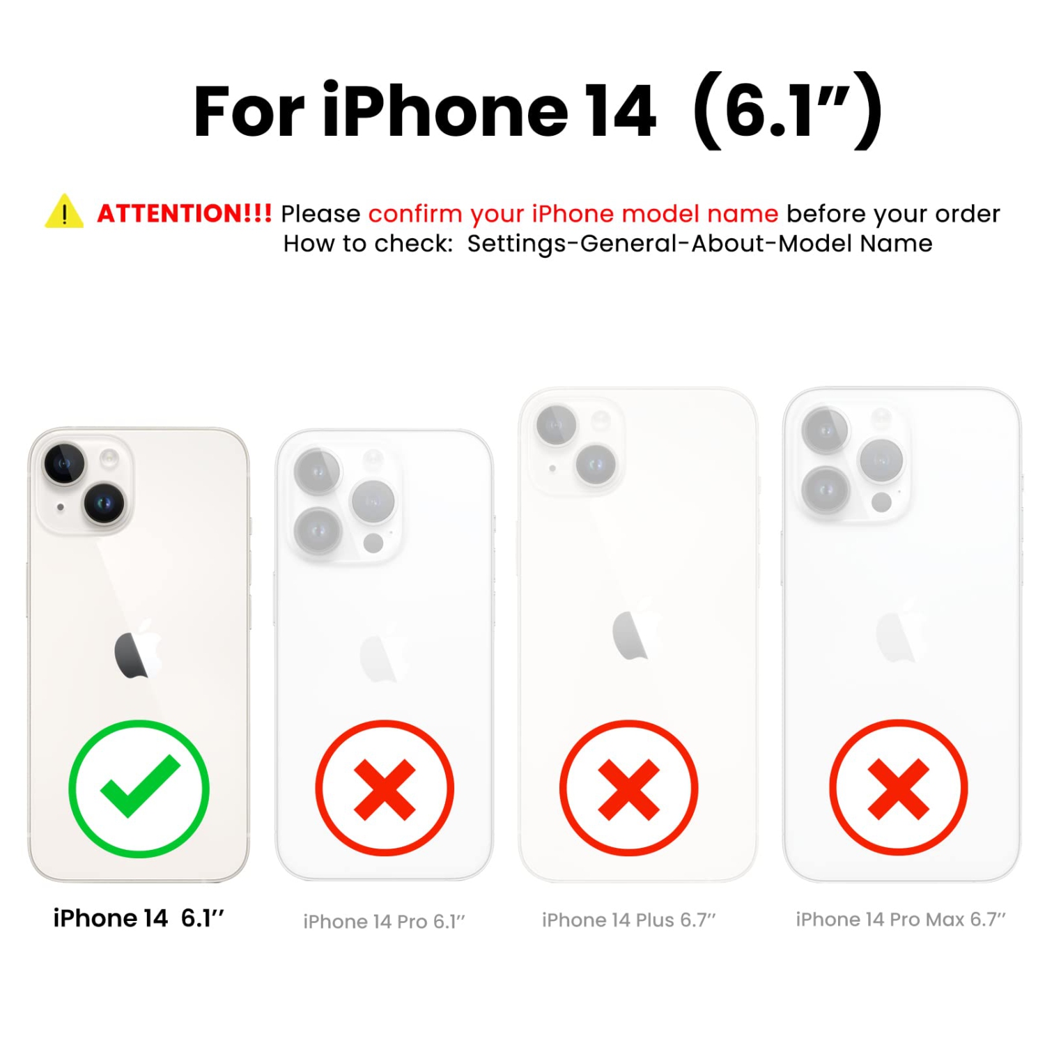 ORNARTO Compatible with iPhone 14 Case, with 2 x Screen Protector Liquid Silicone Gel Rubber Cover Full Body Shockproof Pr