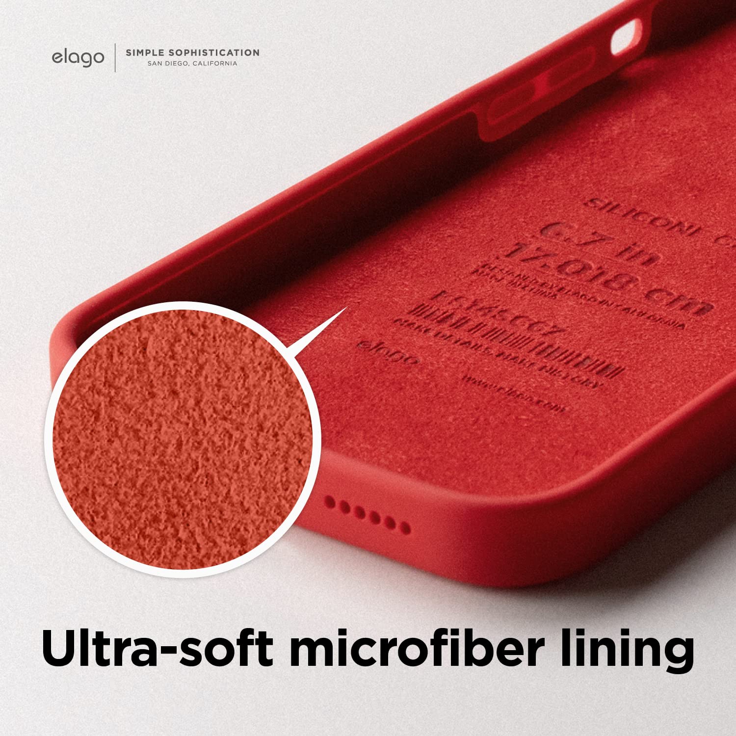 elago Compatible with iPhone 14 Pro Case, Liquid Silicone Case, Full Body Protective Cover, Shockproof, Slim Phone Case, Ant