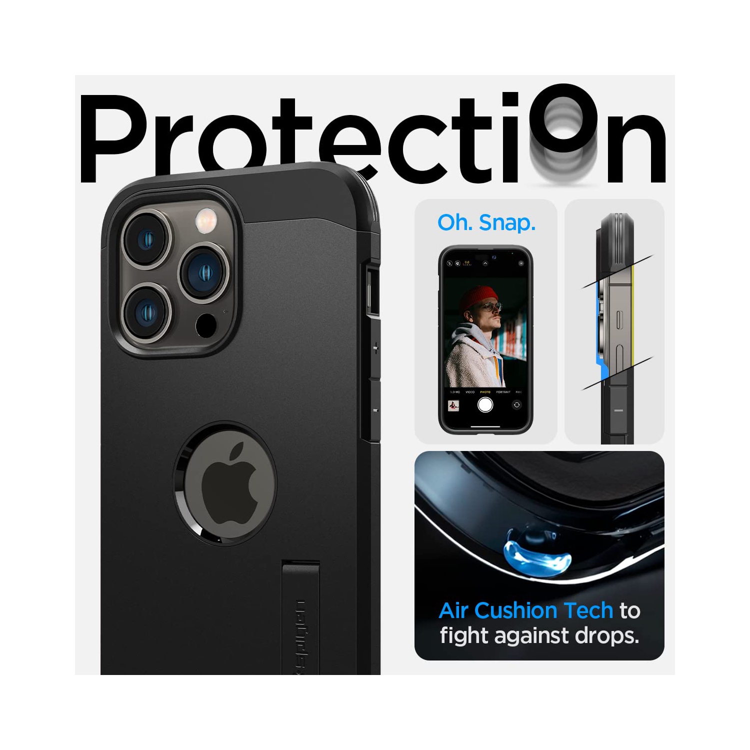 Spigen Tough Armor Mag Case Magsafe Compatible Designed for iPhone 14 Pro Max Case - Black