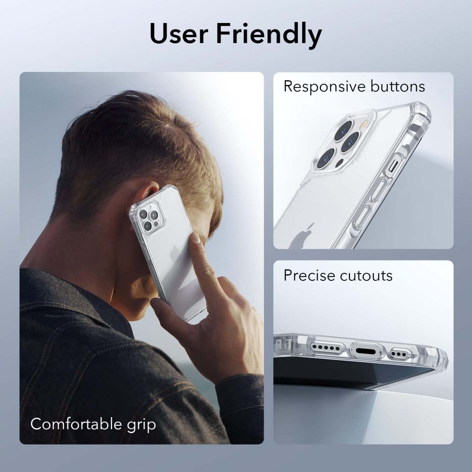 iPhone 14 Pro Max Case, Military-Grade Drop Protection, Shock-Absorbing Corners, Yellowing Resistant, Hard Acrylic Back, Air Armor Designed for