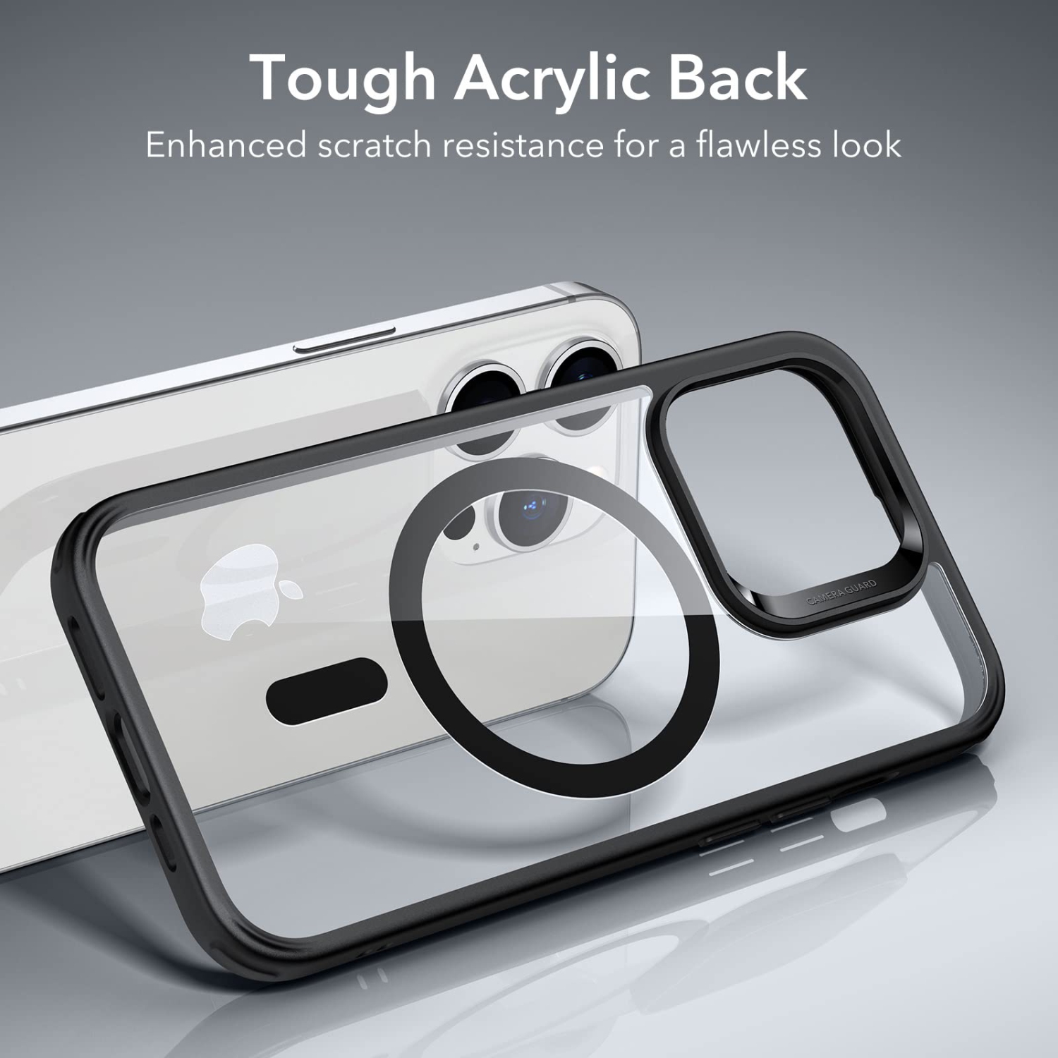 ESR Classic Hybrid Magnetic Case with HaloLock, Compatible with iPhone 14 Pro Max Case, Compatible with MagSafe, Shockproof