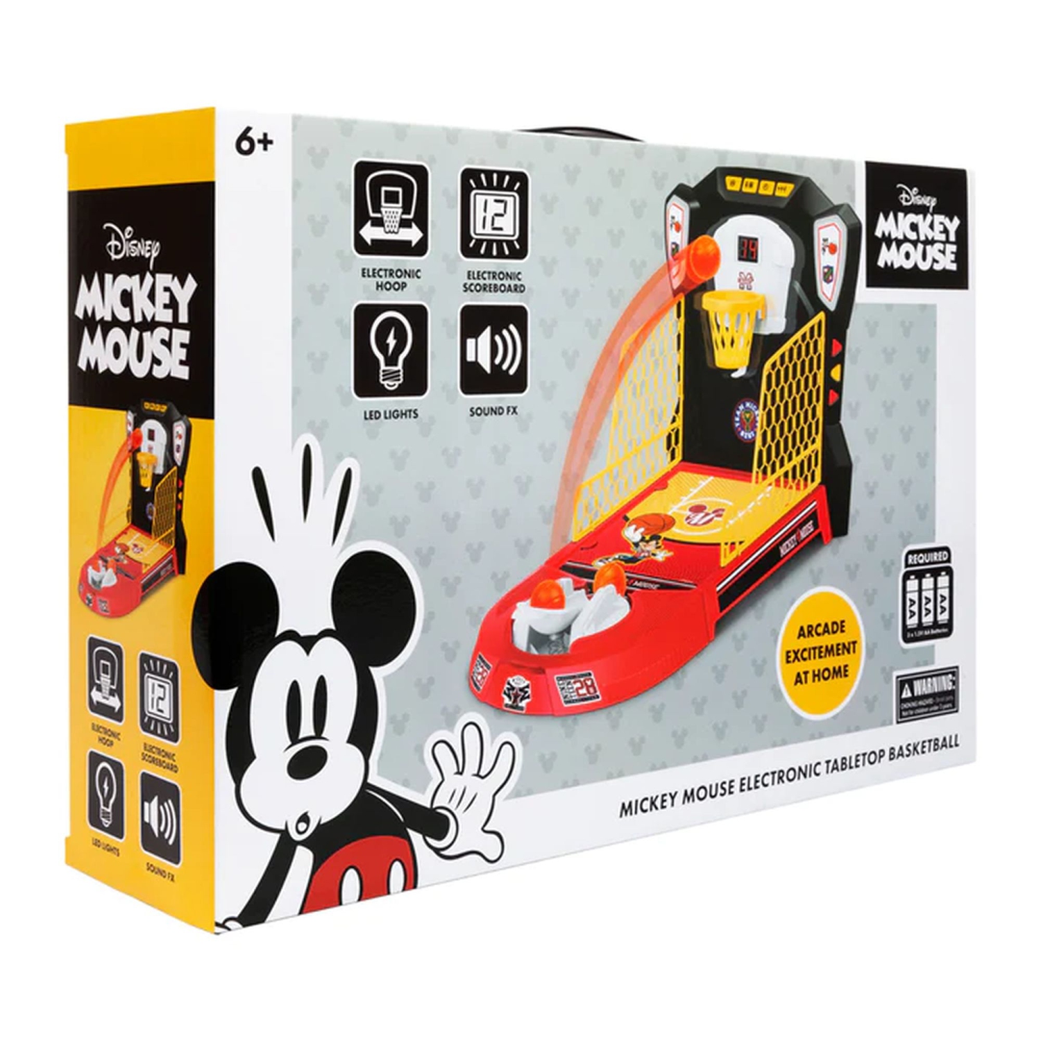 Ensemble de jeu de basket-ball électronique de table Mickey Mouse