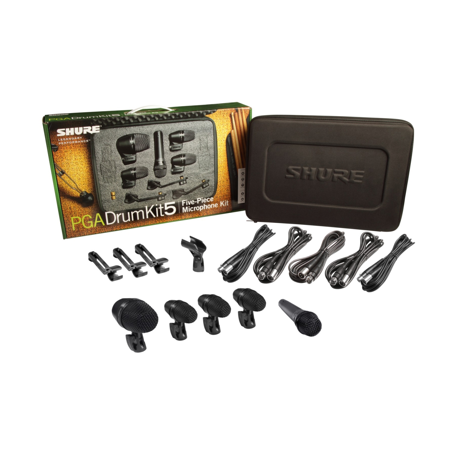 Shure PG Alta Series PGA Drum Kit 5 Drum Microphone Kit