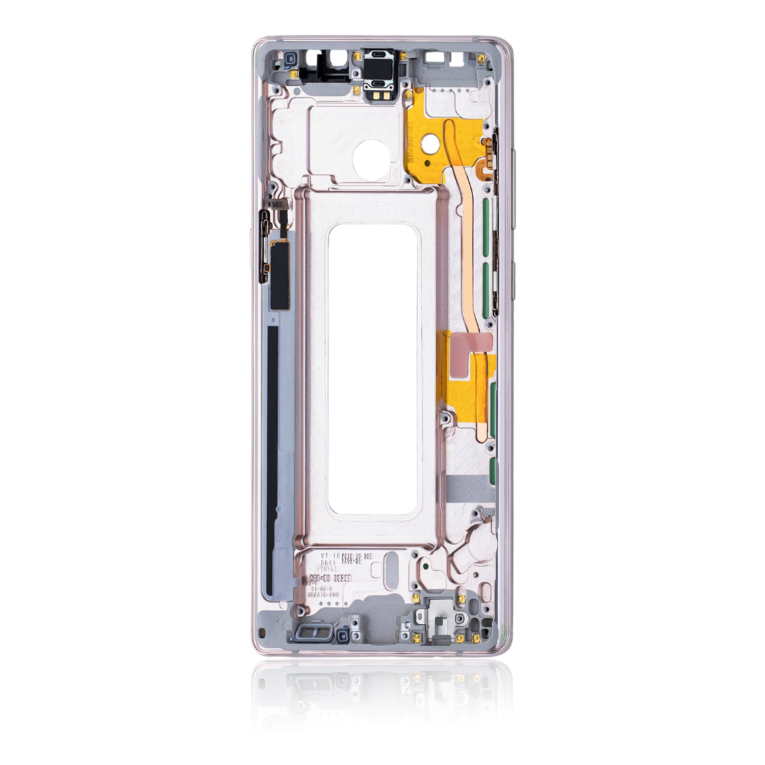 Replacement Mid-Frame Housing Compatible For Samsung Galaxy Note 8 (With Small Parts) (Gold)