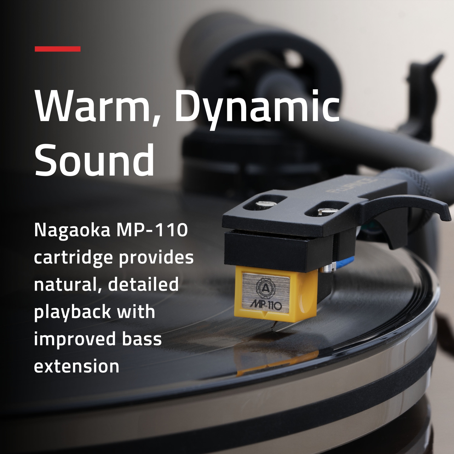 Fluance RT85N Reference High Fidelity Vinyl Turntable Record Player with Nagaoka MP-110 Cartridge & Acrylic Platter