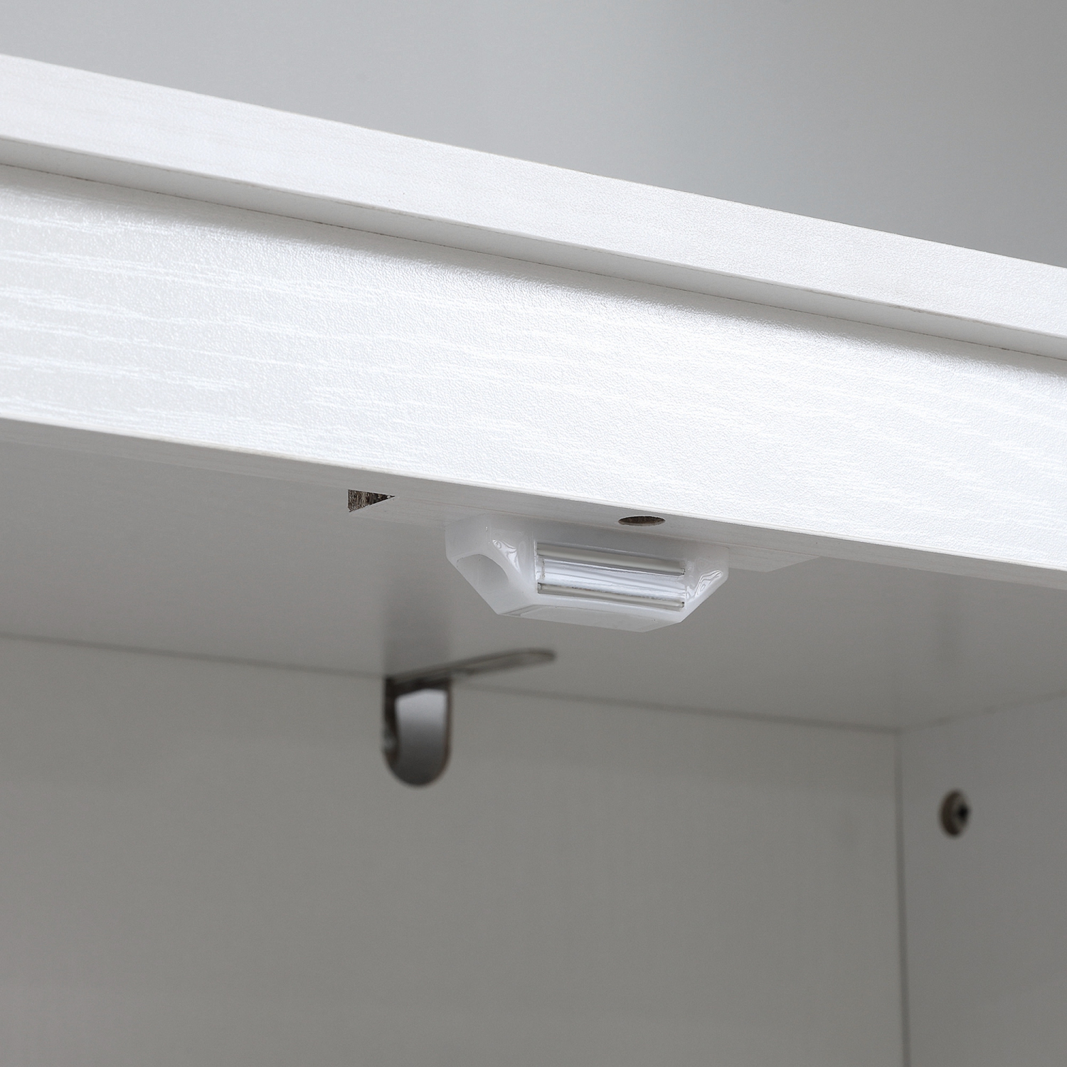 HOMCOM – Armoire garde-manger de cuisine Farmhouse de 72&nbsp;po, armoire de rangement avec 4 portes de grange et tablettes réglables, blanc