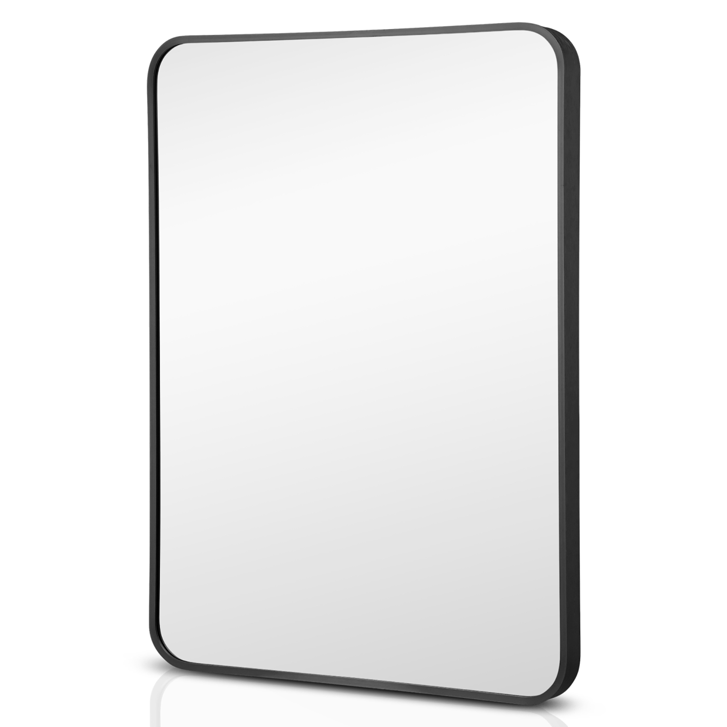 Costway 22"x 30"Bathroom Wall Mounted Mirror Aluminum Alloy Frame Decor