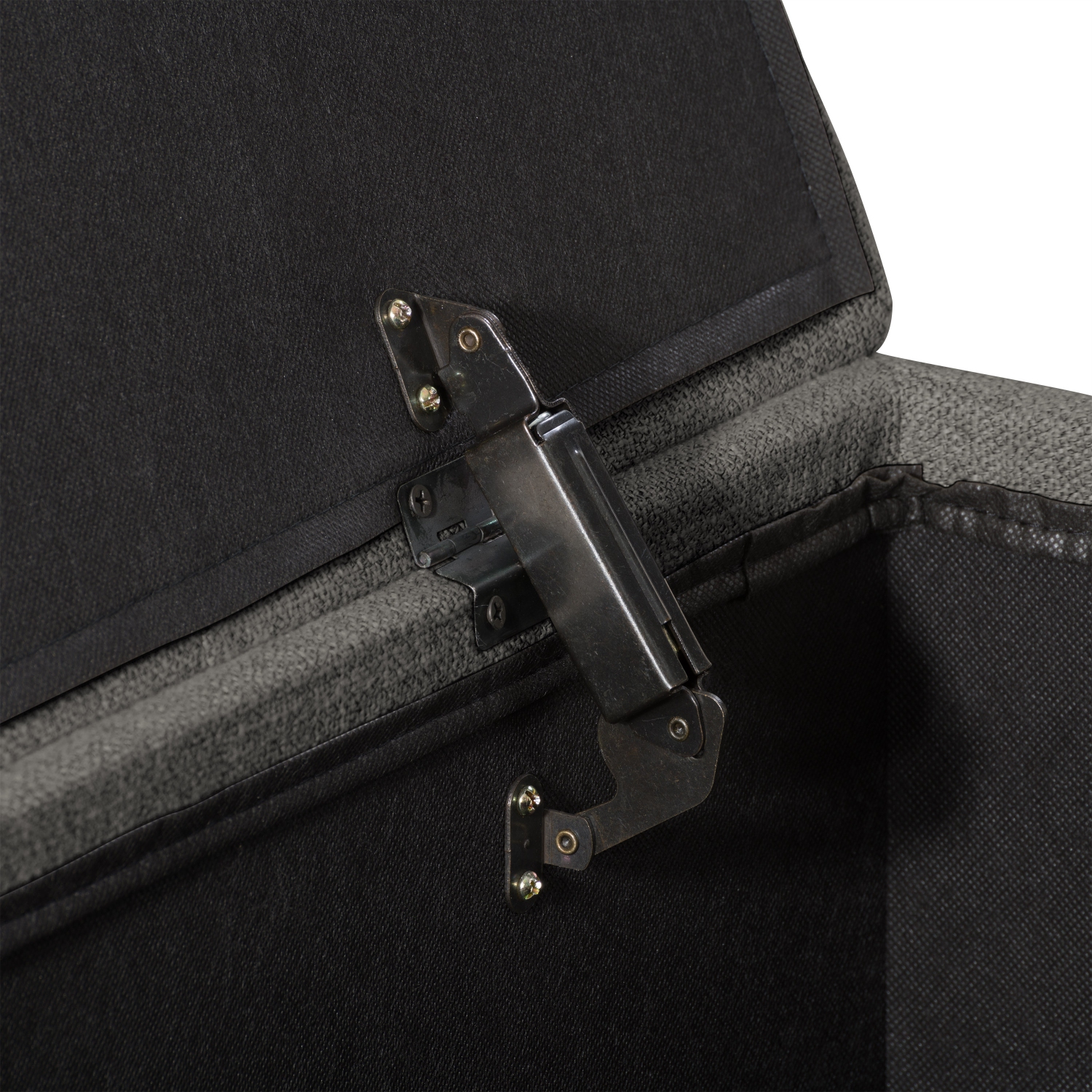 Pouf de stockage en tissu rembourré Boston