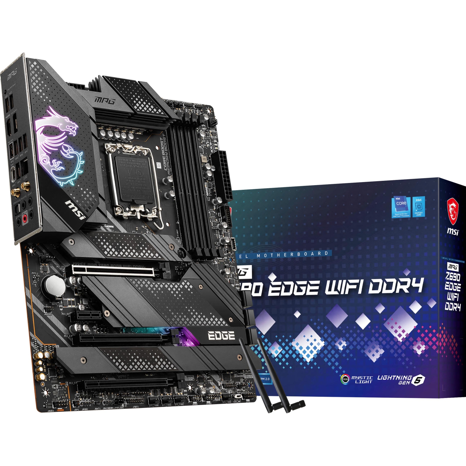 MSI MPG Z690 Edge WiFi Gaming Motherboard (Supports 12th Gen 