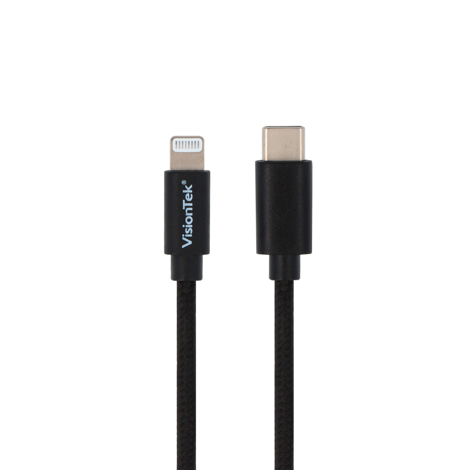VisionTek – 1 m Câble USB-C/Lightning - Noir - (901267)